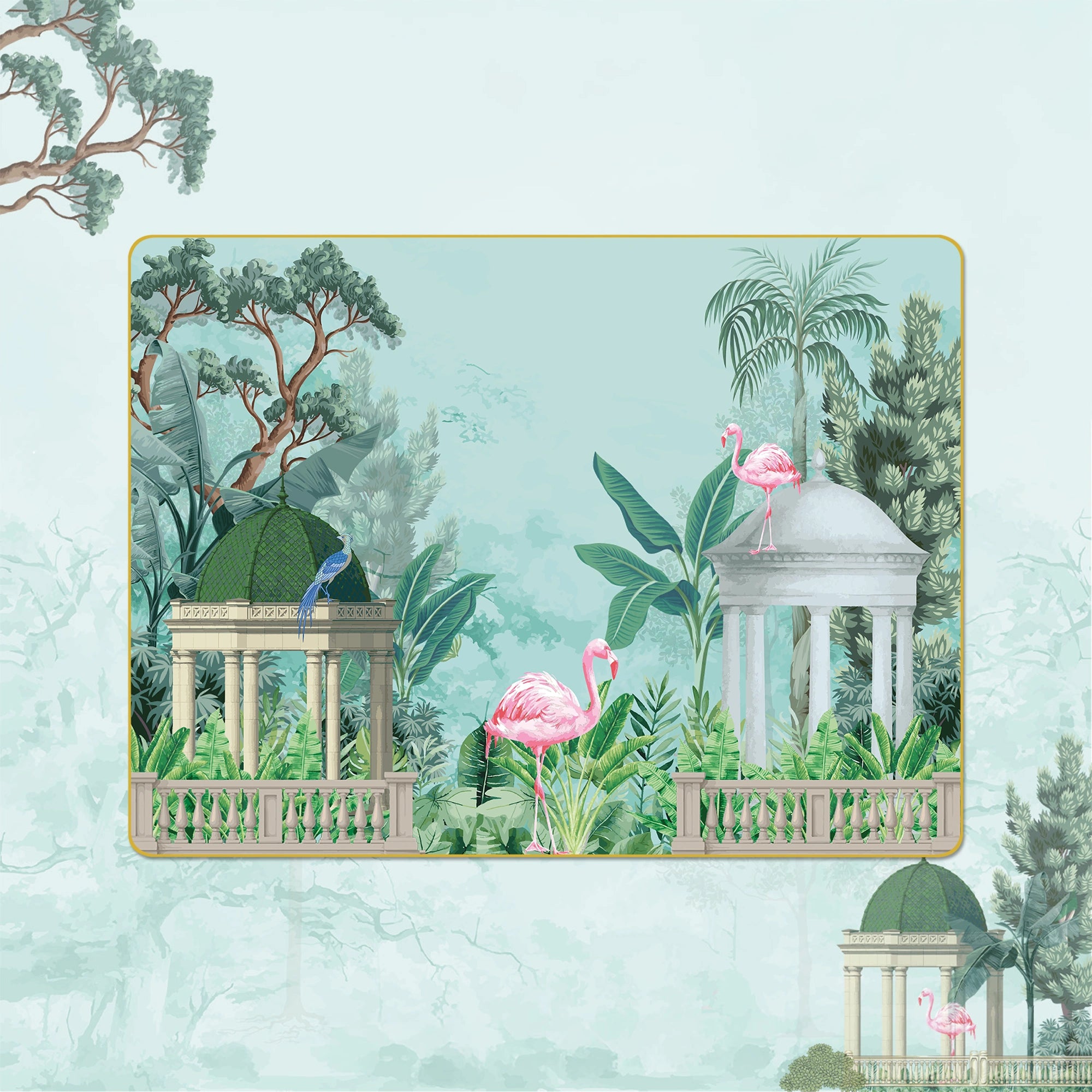 Flamingo Whispers Table Placemats Set of 4