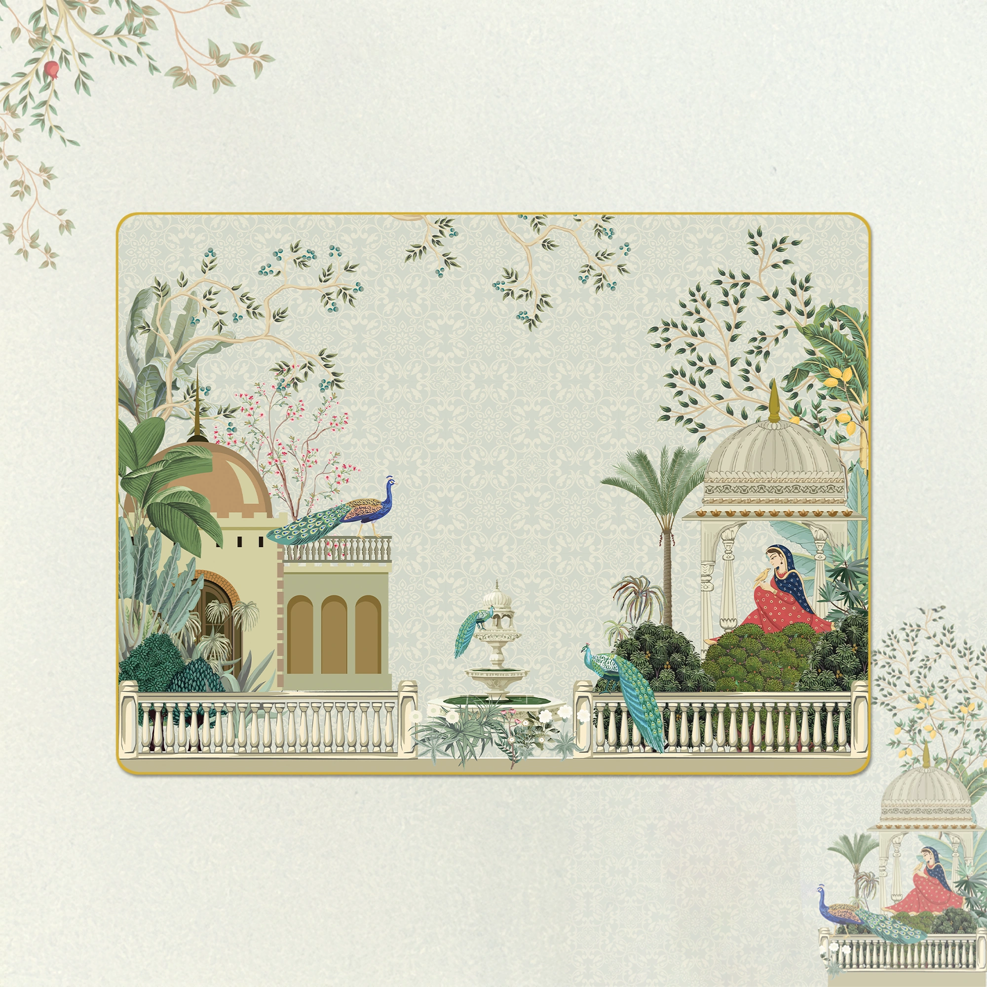 Garden Princess Table Placemats Set of 4