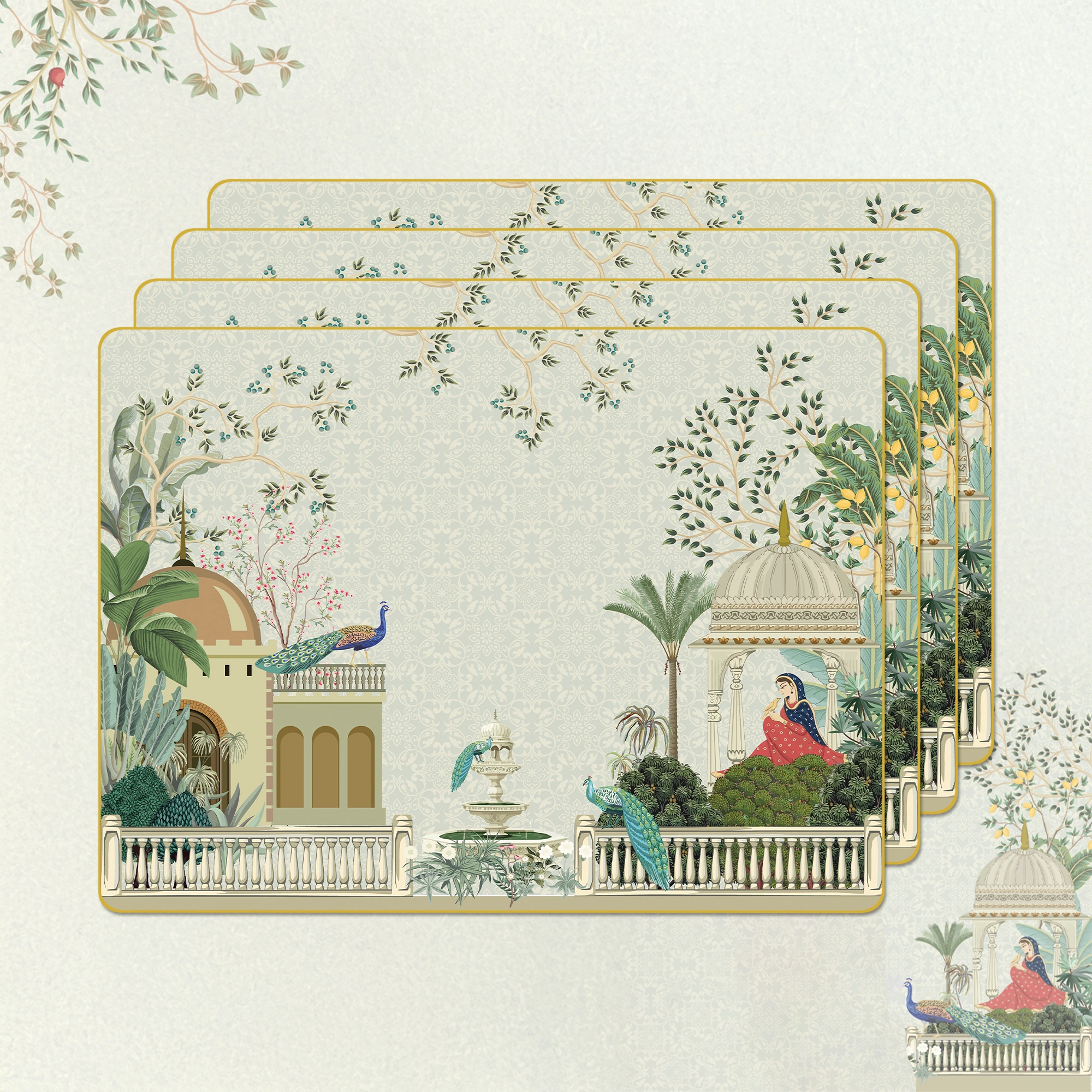 Garden Princess Table Placemats Set of 4