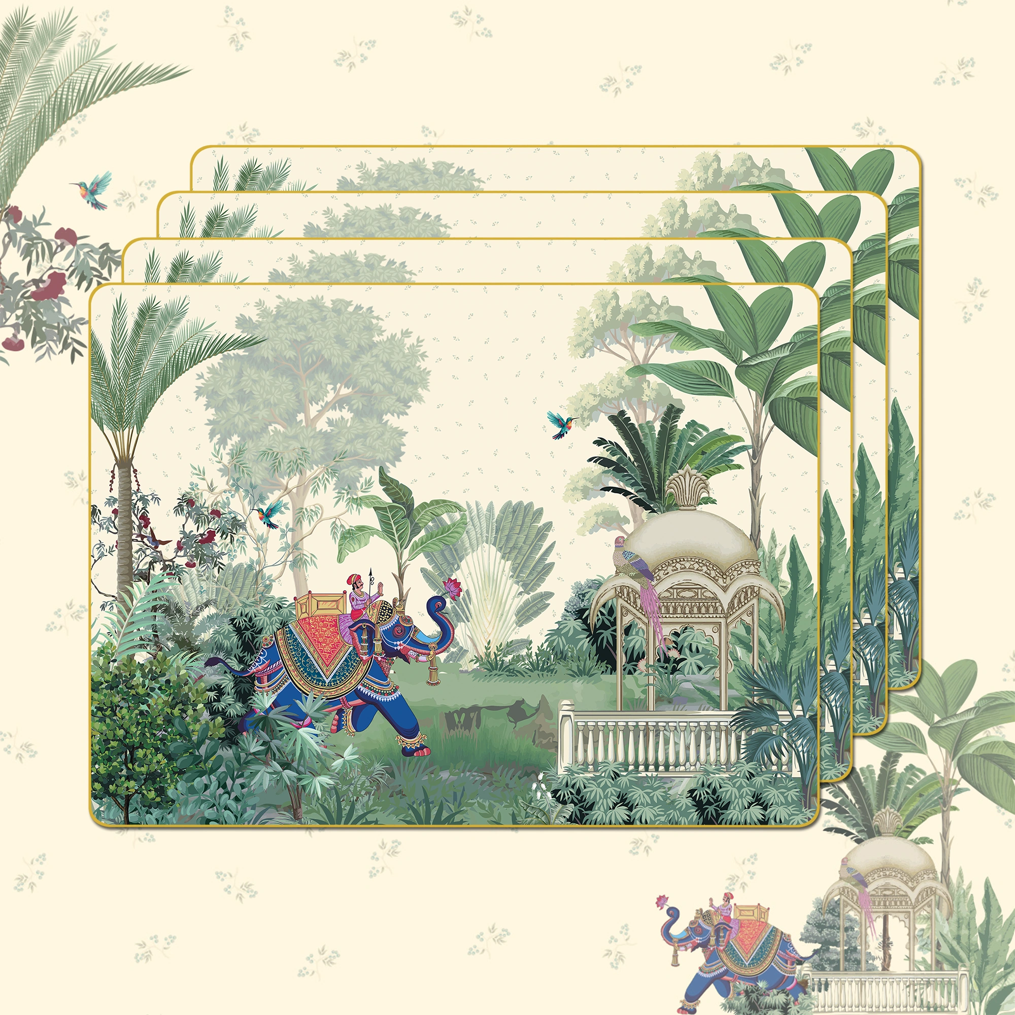 Majestic Tranquility Table Placemats Set of 4
