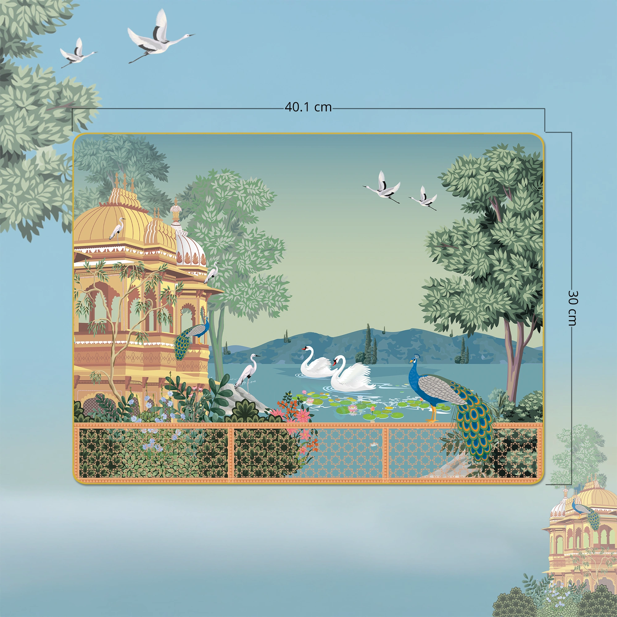 Swan Serenade Table Placemats Set of 4