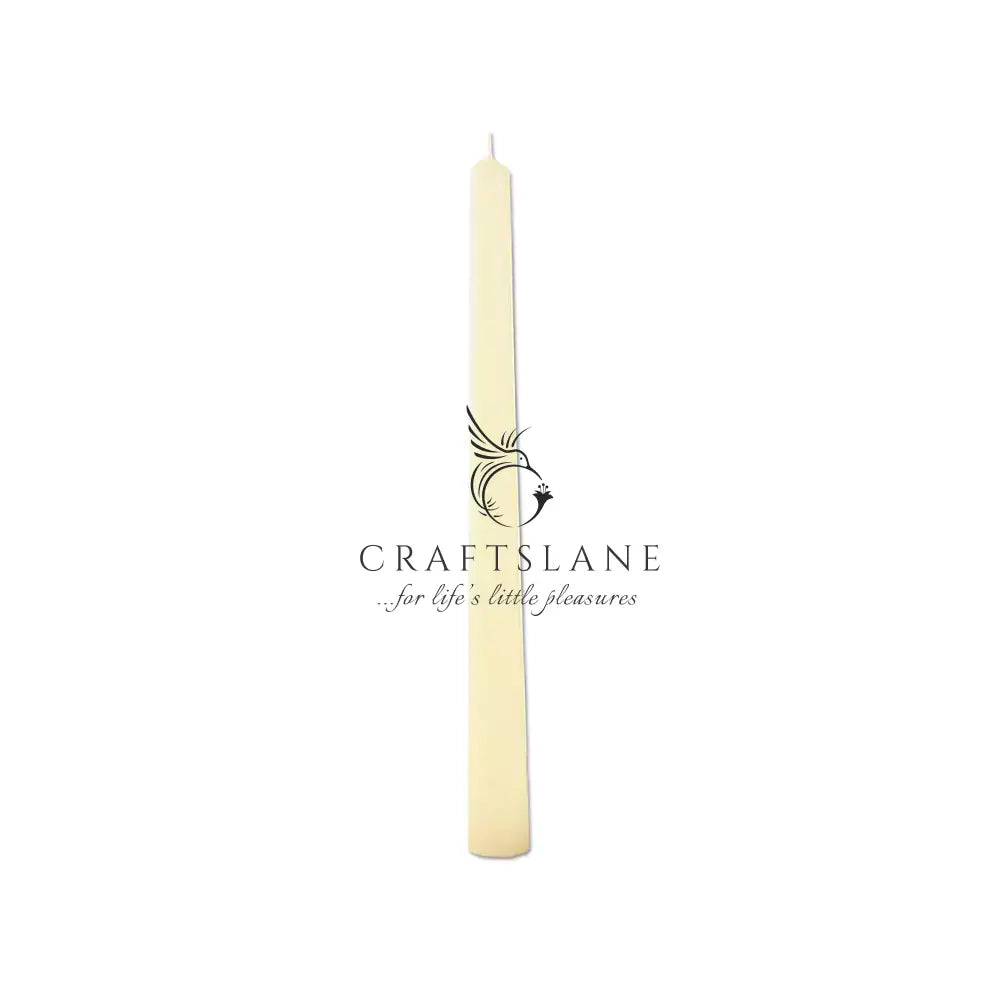 10’’ Premium Taper Candles (Set of 4) | Ivory Taper Candles