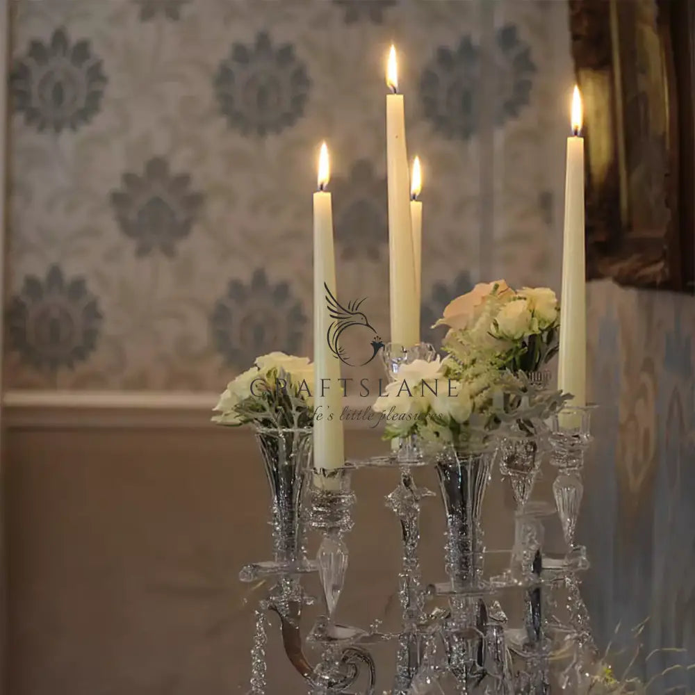 10’’ Premium Taper Candles (Set of 4) | Ivory Taper Candles