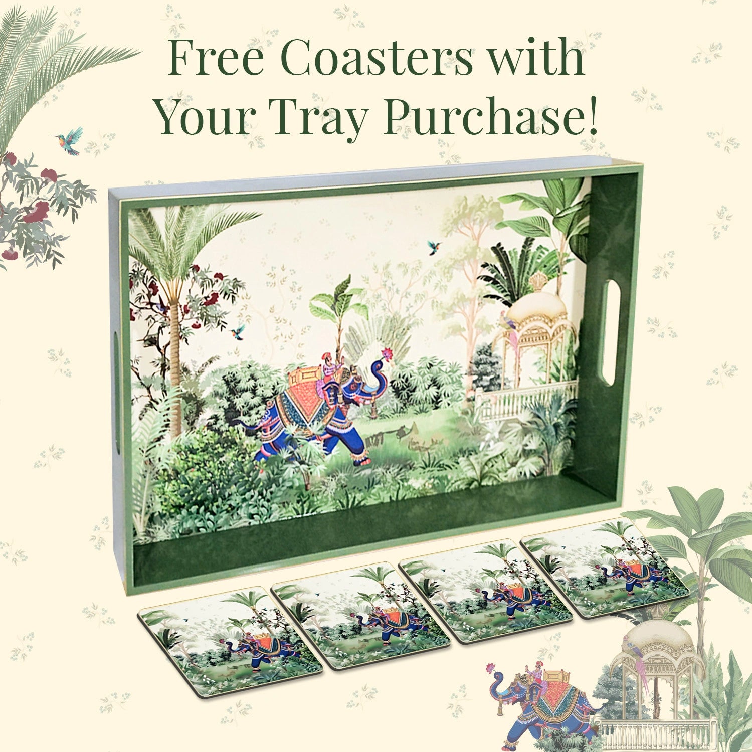 Your Signature Style ~ Handcrafted Majestic Tranquility Serving Trays