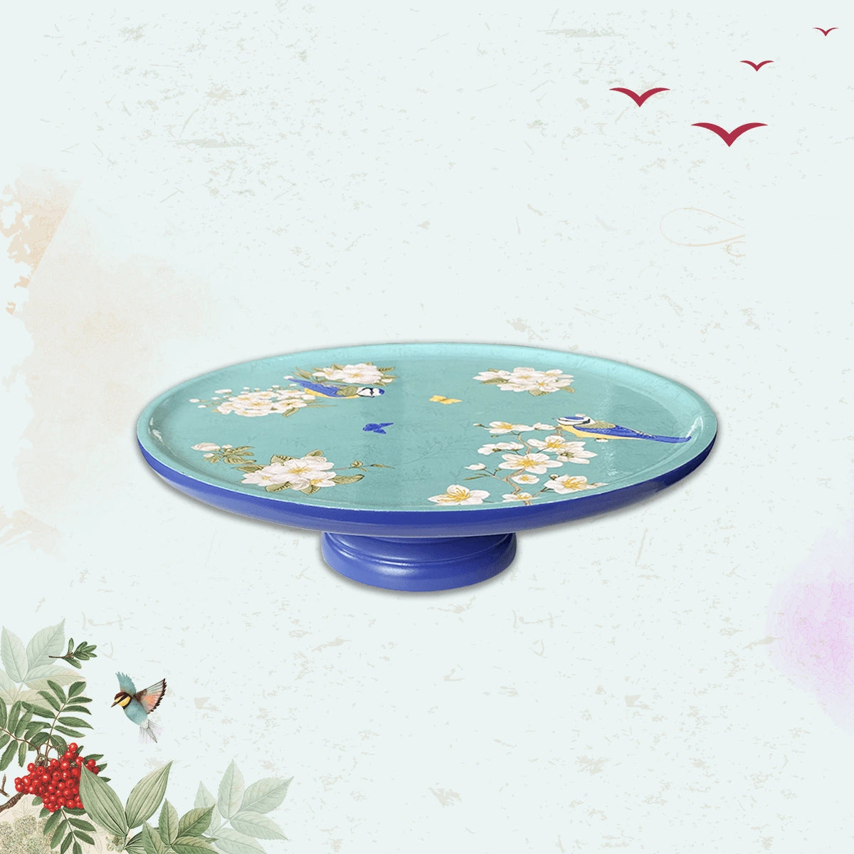 Birds in Paradise Serving Platters
