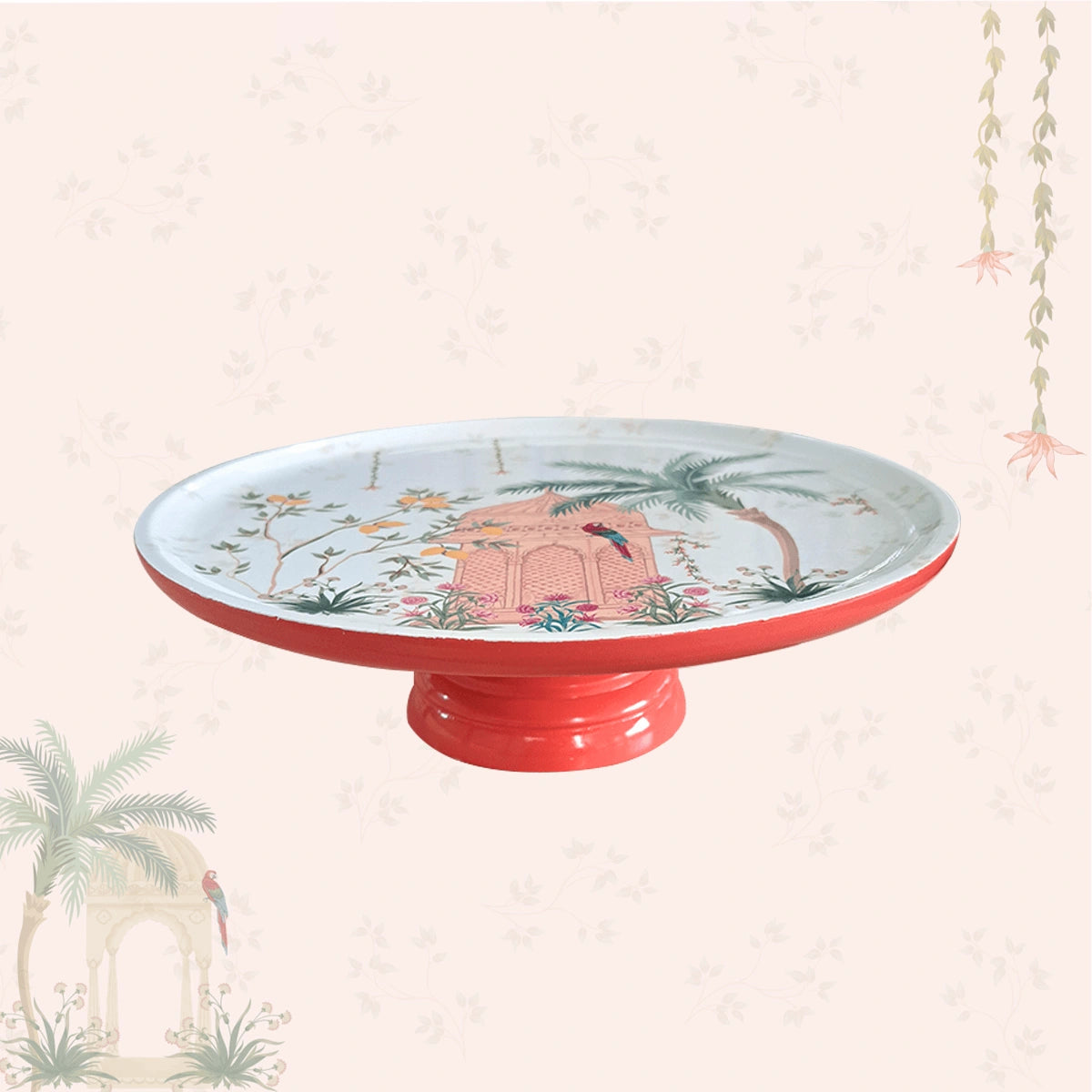 Mughal Gardens Chip & Dip Servers, Serving Platters & Pizza Paddles