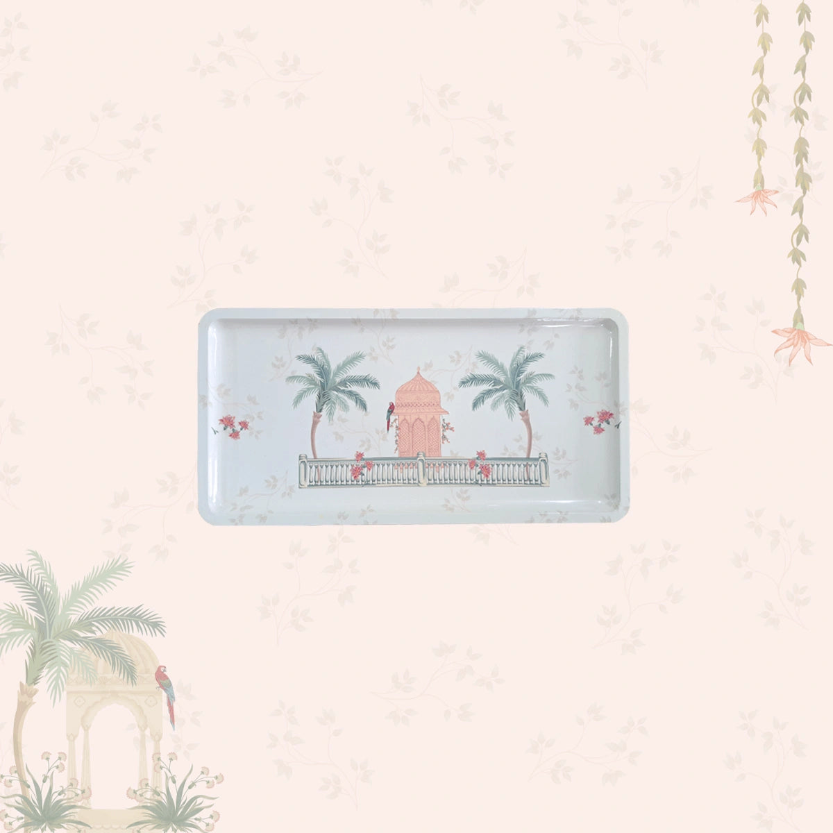 Mughal Gardens Chip & Dip Servers, Serving Platters & Pizza Paddles