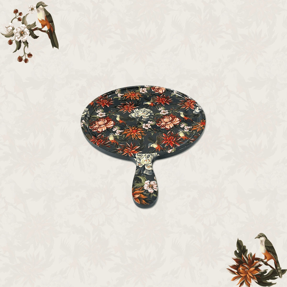 Autumn Flowers Chip & Dip Servers, Serving Platters & Pizza Paddles