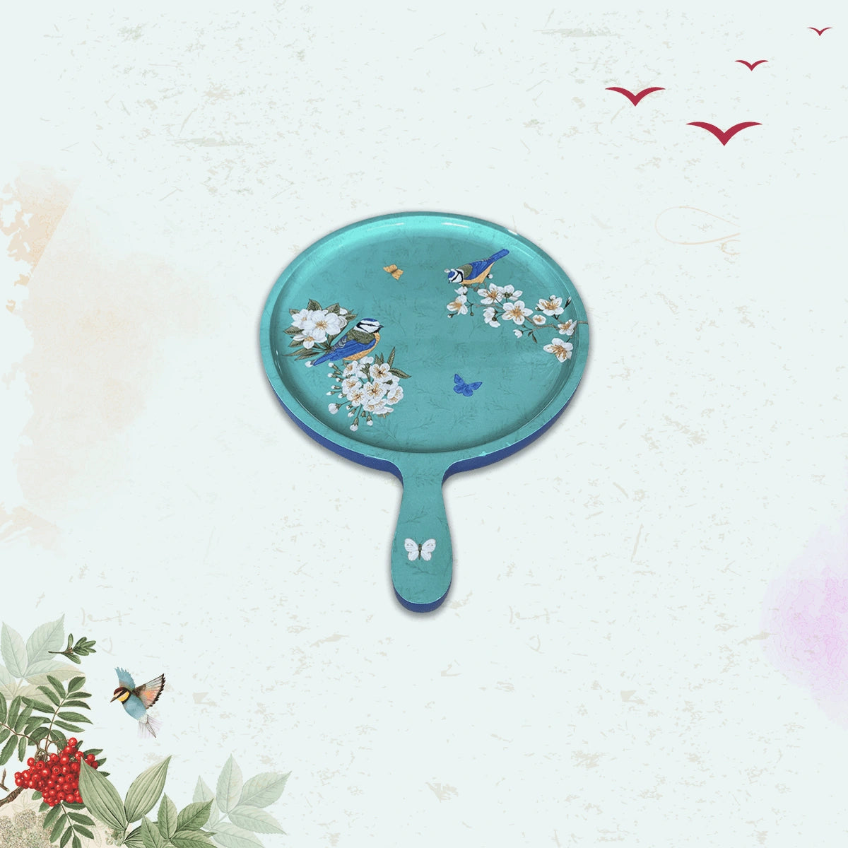 Birds in Paradise Chip & Dip Servers, Serving Platters & Pizza Paddles