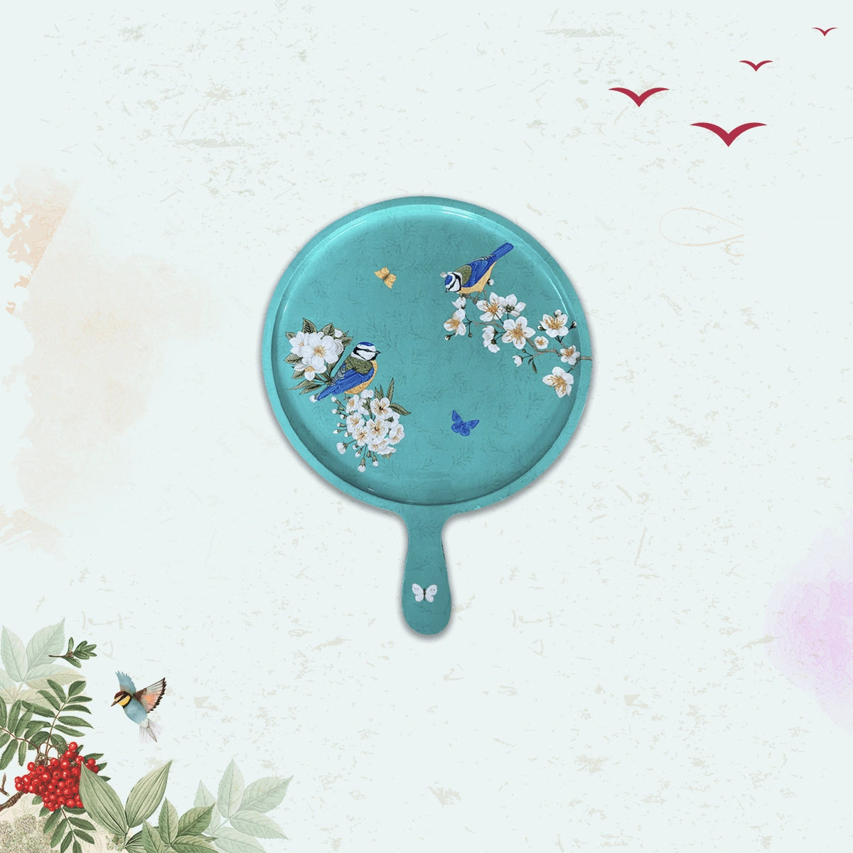 Birds in Paradise Chip & Dip Servers, Serving Platters & Pizza Paddles