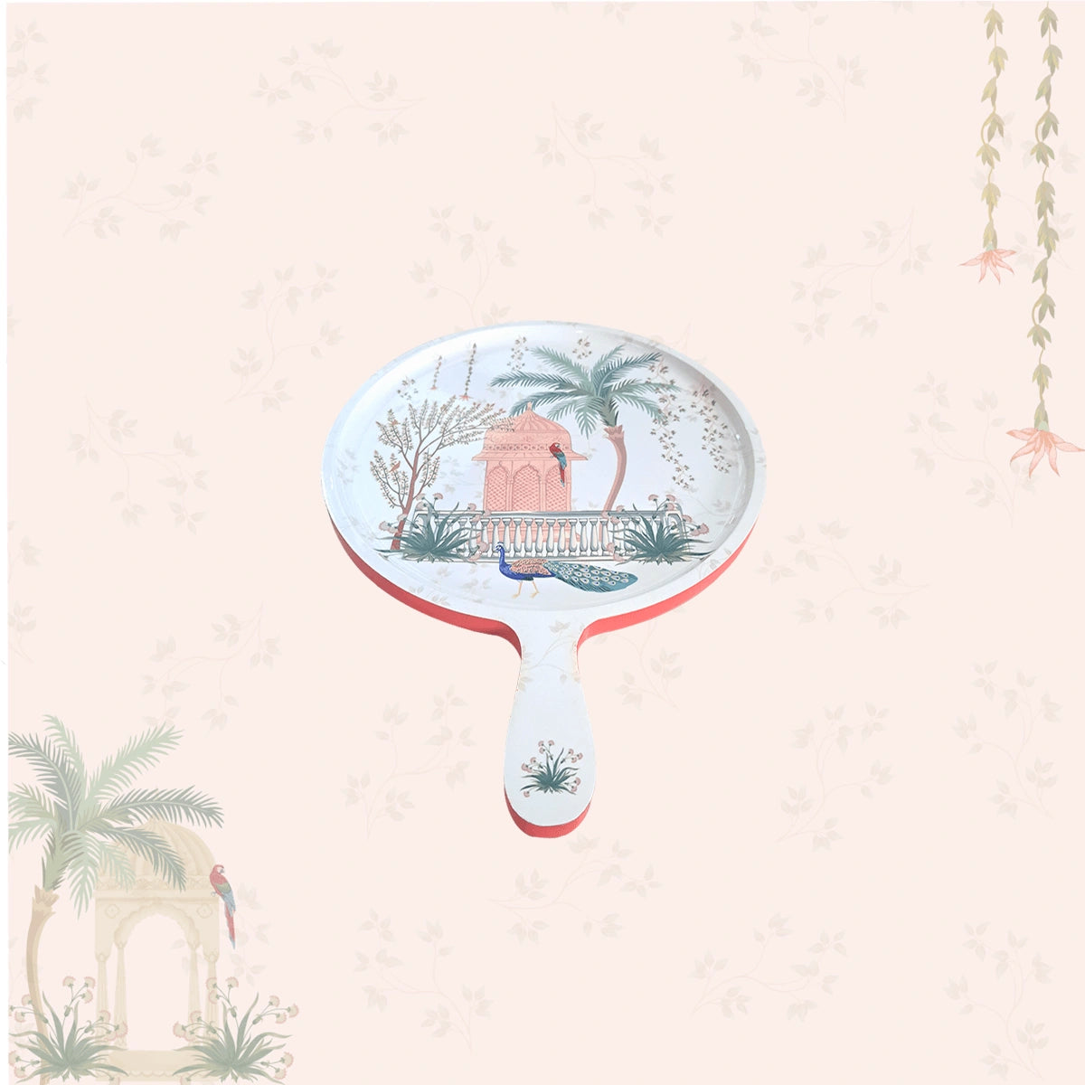 Mughal Gardens Chip & Dip Servers, Serving Platters & Pizza Paddles