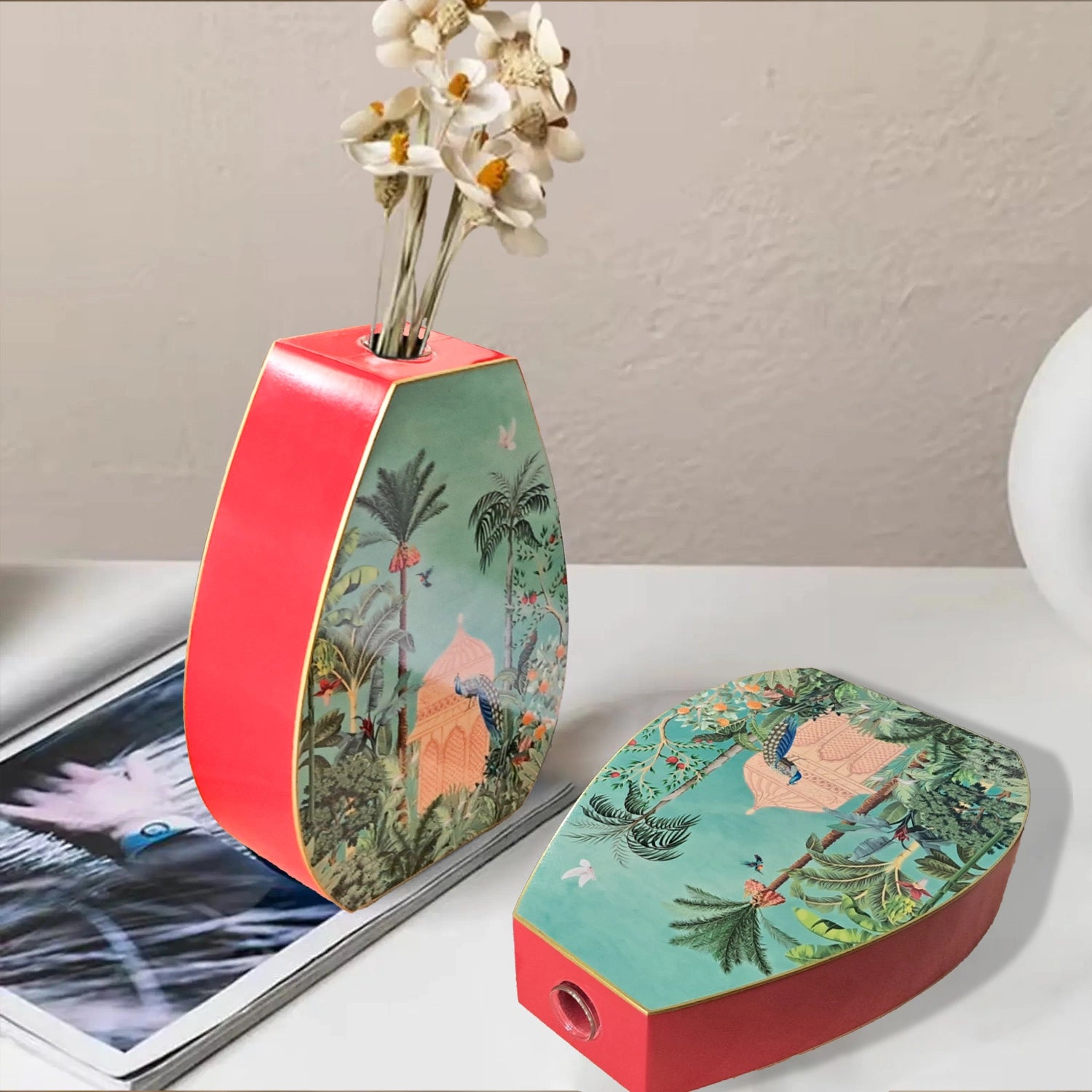 Fruity Paradise Oval Shaped Test Tube Vase