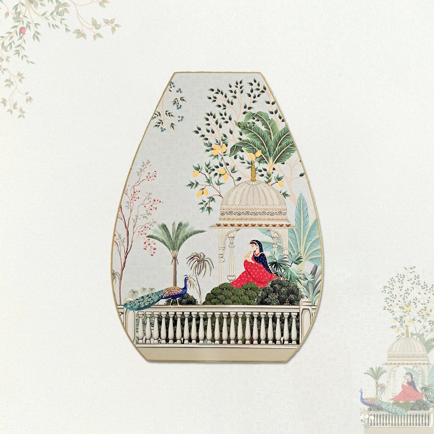 Garden Princess Oval Shaped Test Tube Vase