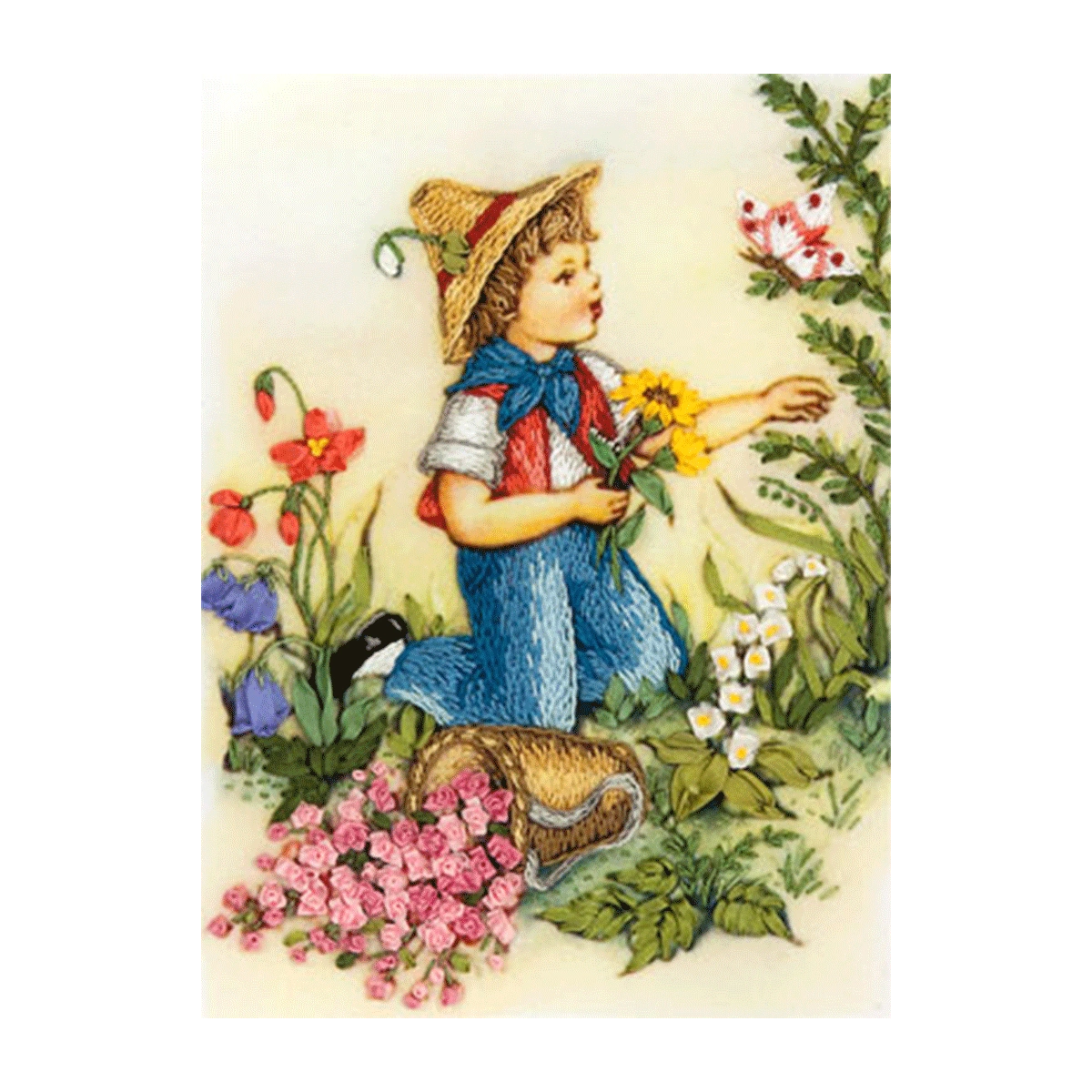 3D Embroidery - Little Boy Blue - JK-2004