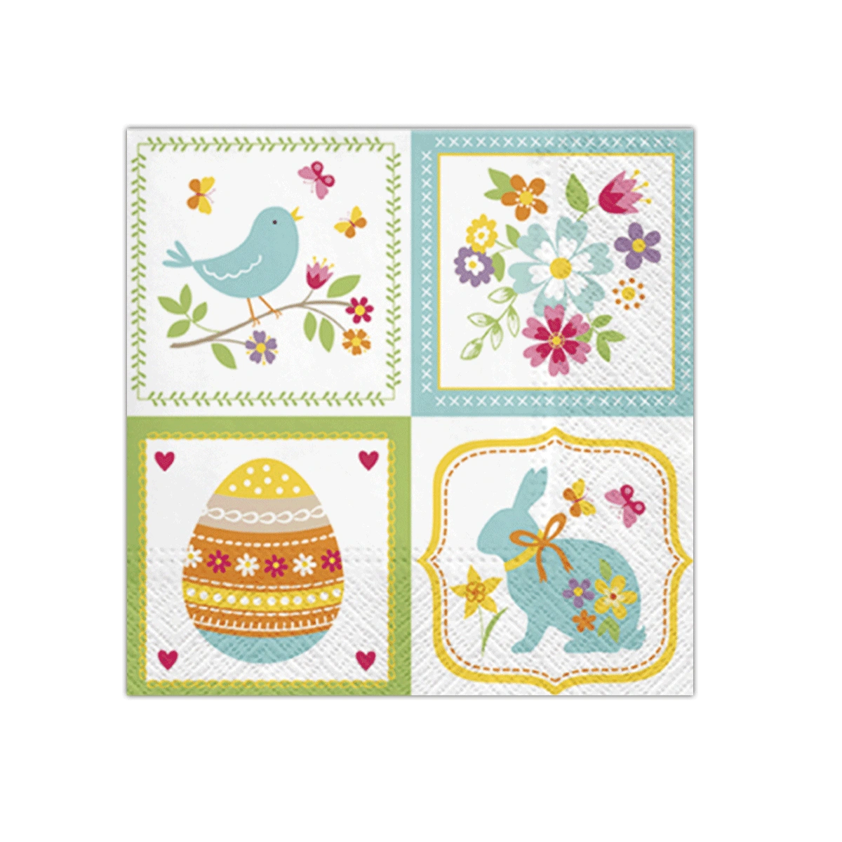 Easter Collage Paper Napkins | PAW SDL095500