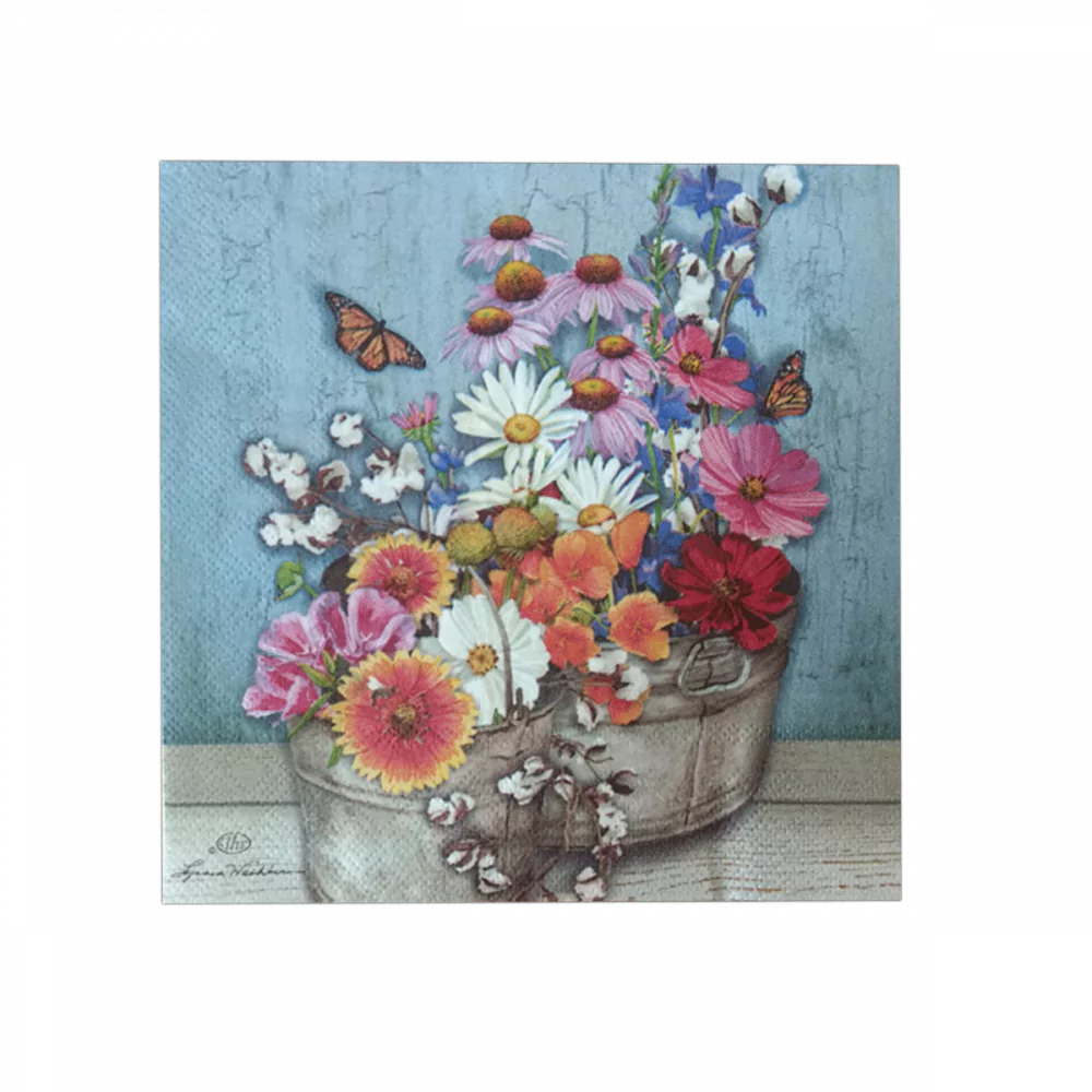 Flowers at Home Paper Napkins | IHR L813700