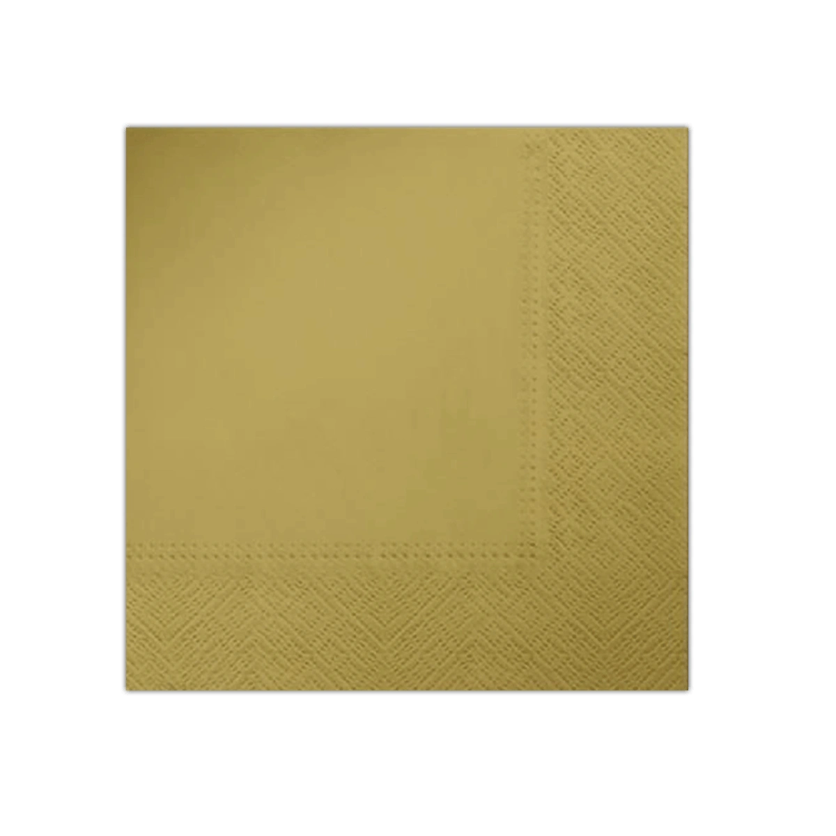 Monocolor Gold Paper Napkins | PAW SDL552409