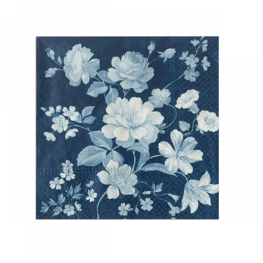 Beautiful Mystery (Dark Blue) Printed Napkins | PAW SDL121305