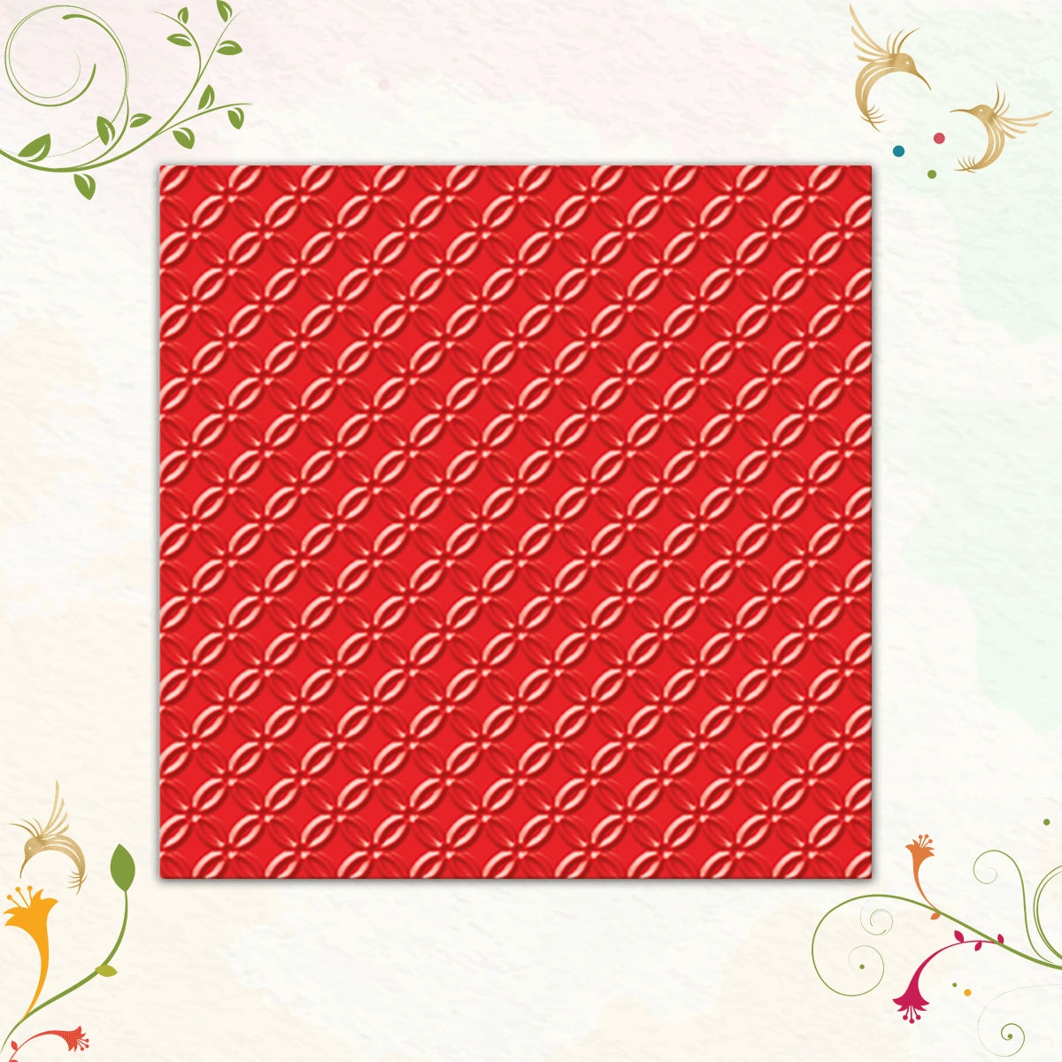 Inspiration Modern (Red) Paper Napkins | PAW SDL100003