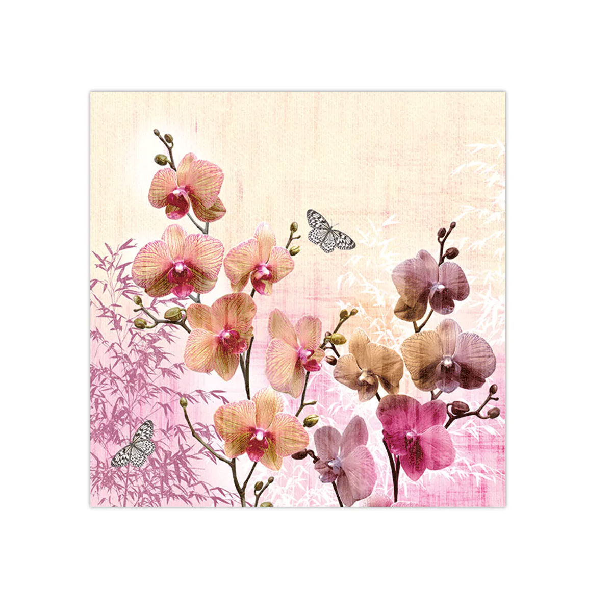 Orchids Orient Paper Napkins | Ambiente L13314215