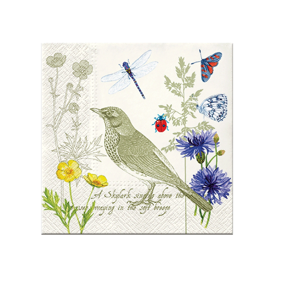 Summer Letter Paper Napkins | PAW SDL129300