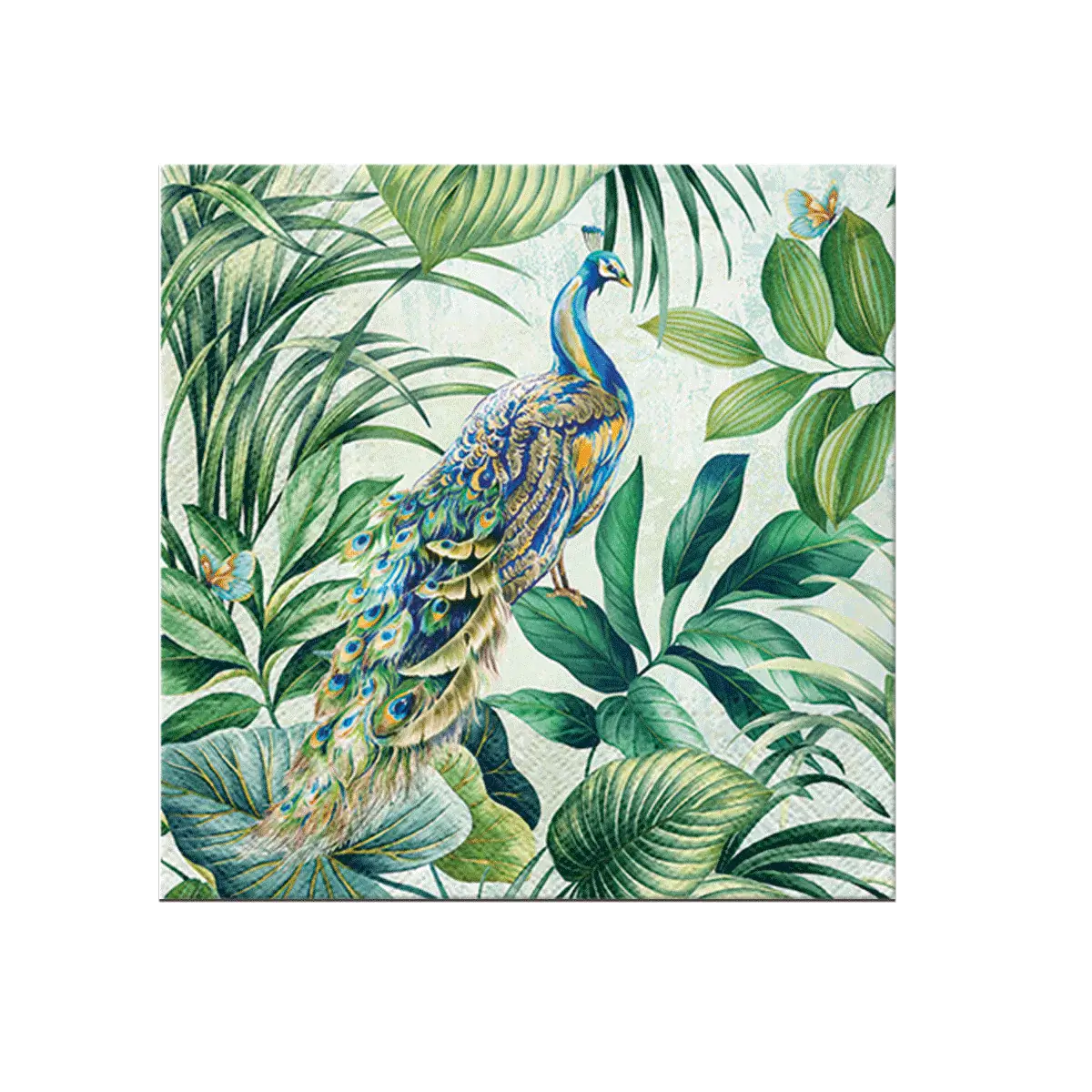Peacock Paper Napkins | PAW SDL129400