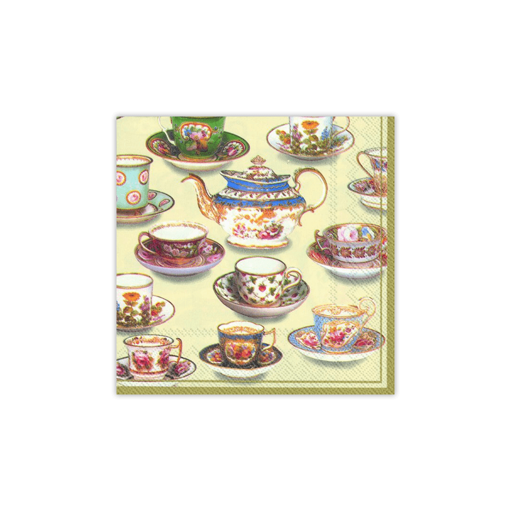 Five O' Clock Tea (Cream) Cocktail Napkins | IHR C5660