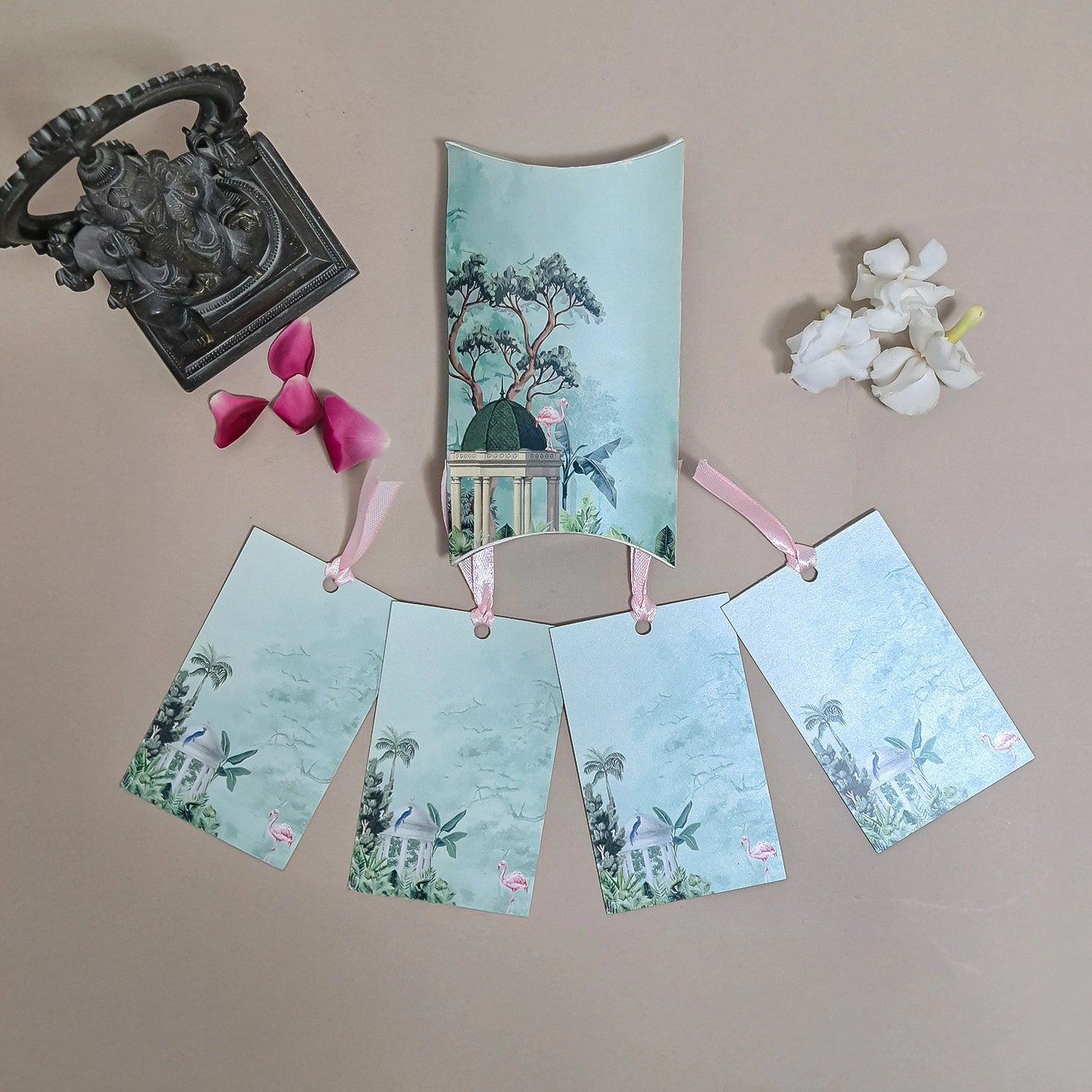 Flamingo Whispers Gift Tags in a Pillow Pack