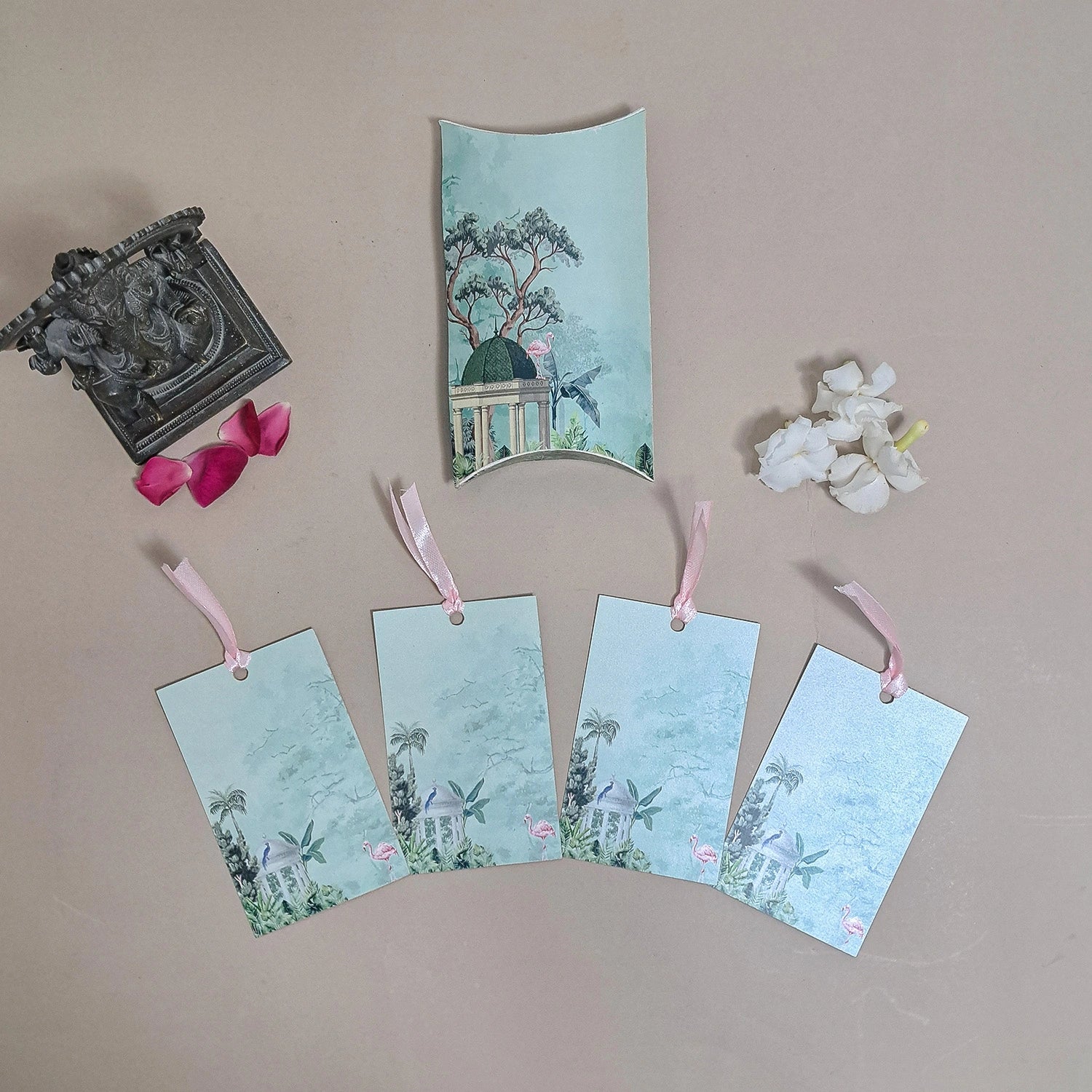 Flamingo Whispers Gift Tags in a Pillow Pack