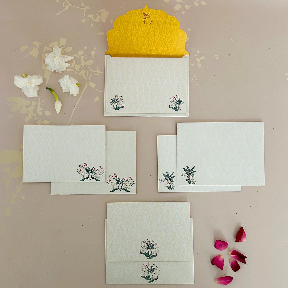 Dancing in the Garden Small Note Cards with Envelopes