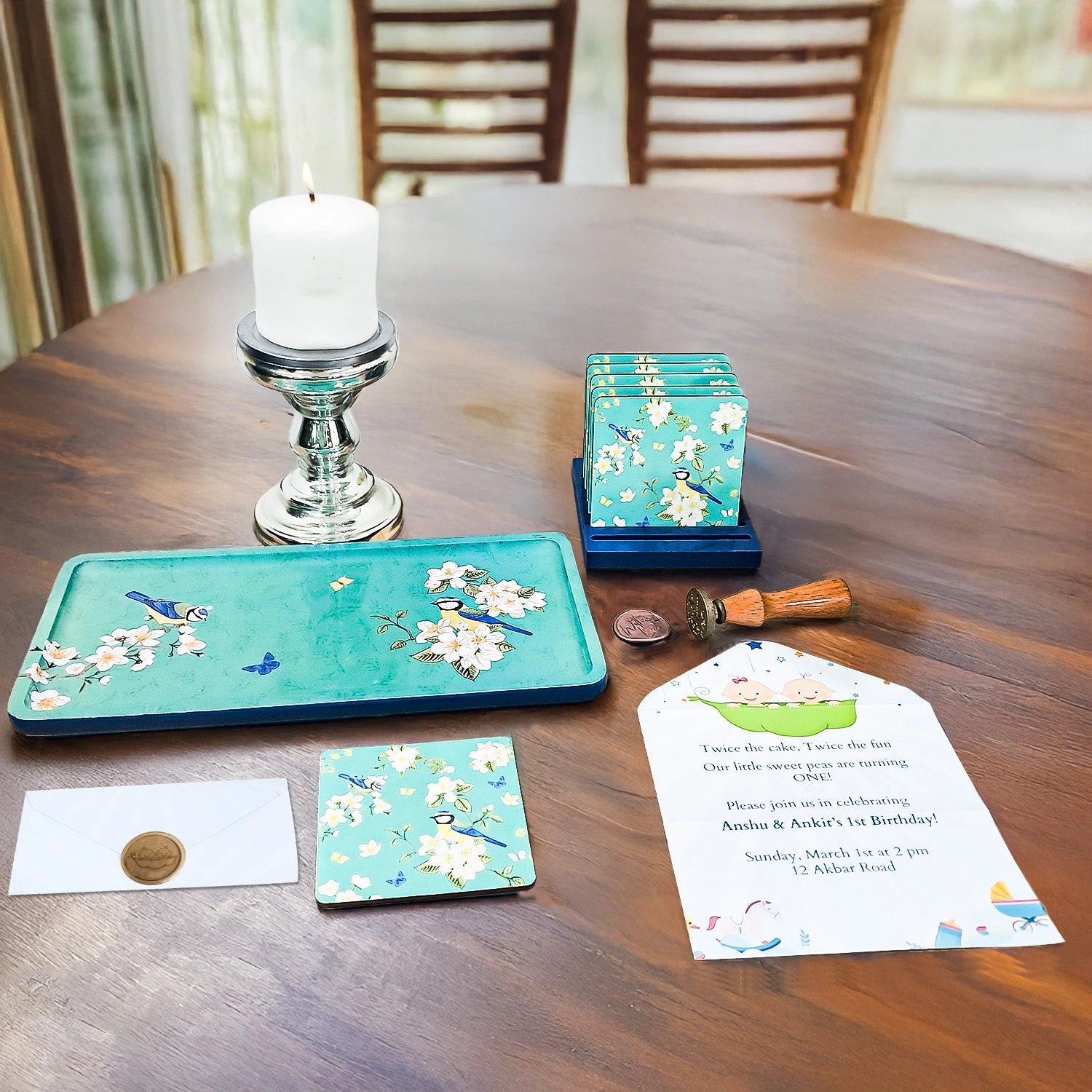 Luxury Curated Invites & Favours Gift Hampers for Baby's First Birthday