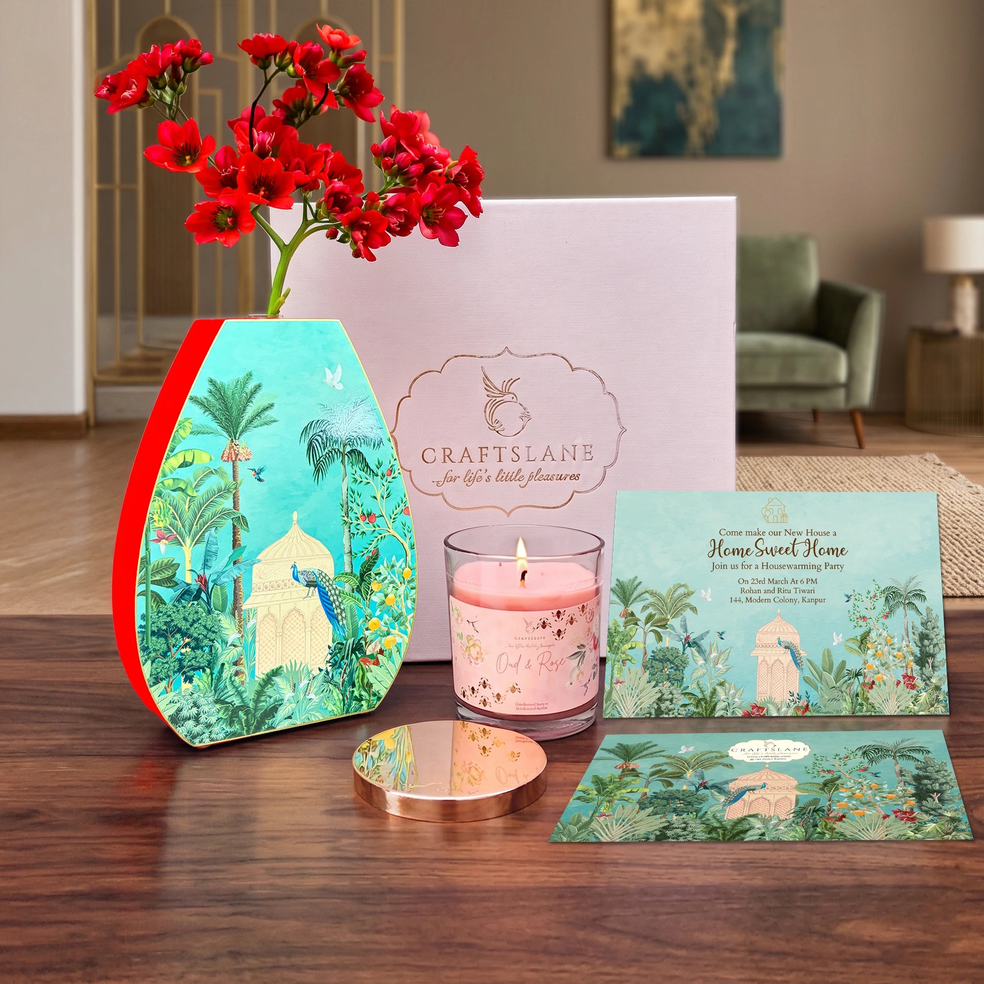 The Vase & First Light Hamper