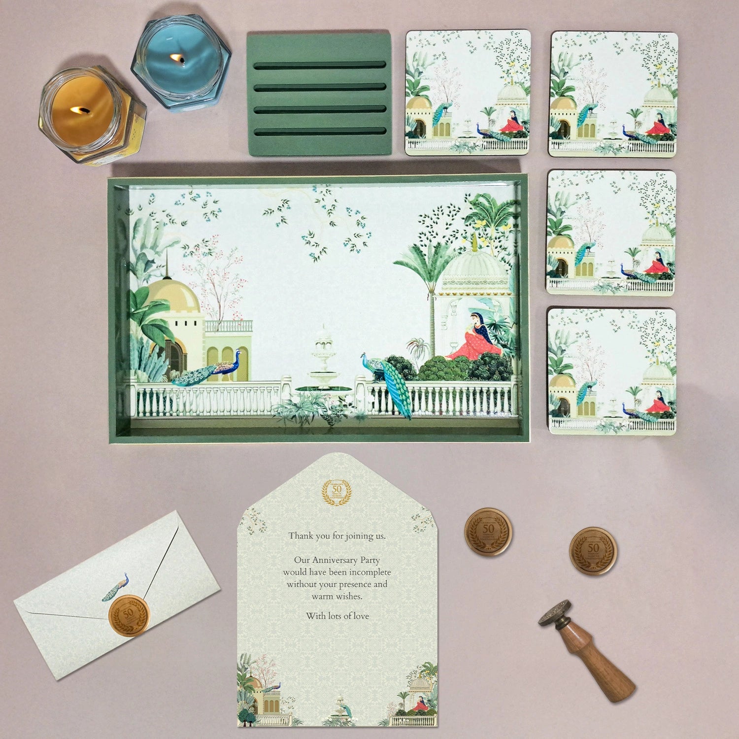 Luxury Curated Invites & Favours Gift Hampers for Anniversaries