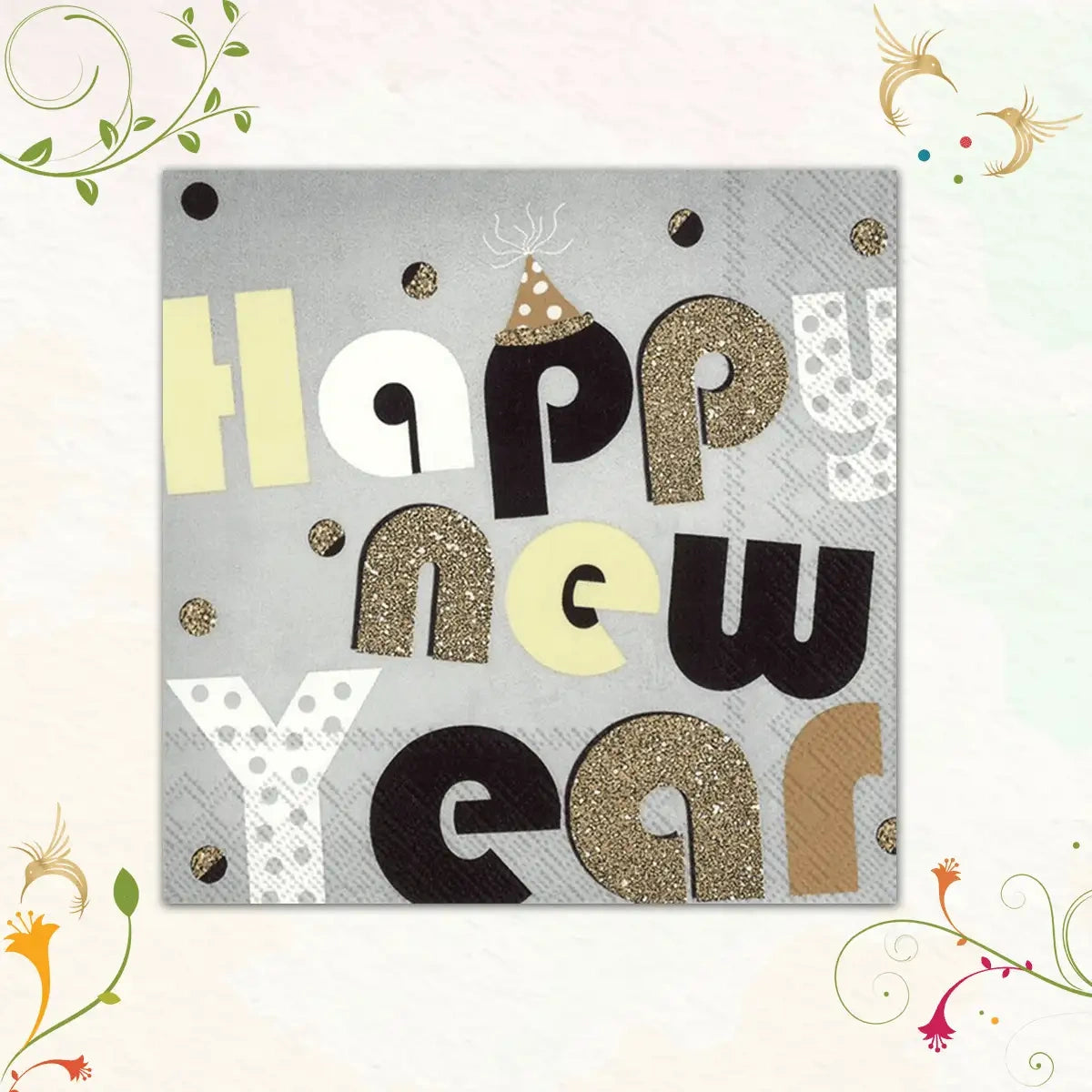 Party Year (Grey) Paper Napkins | IHR L894345