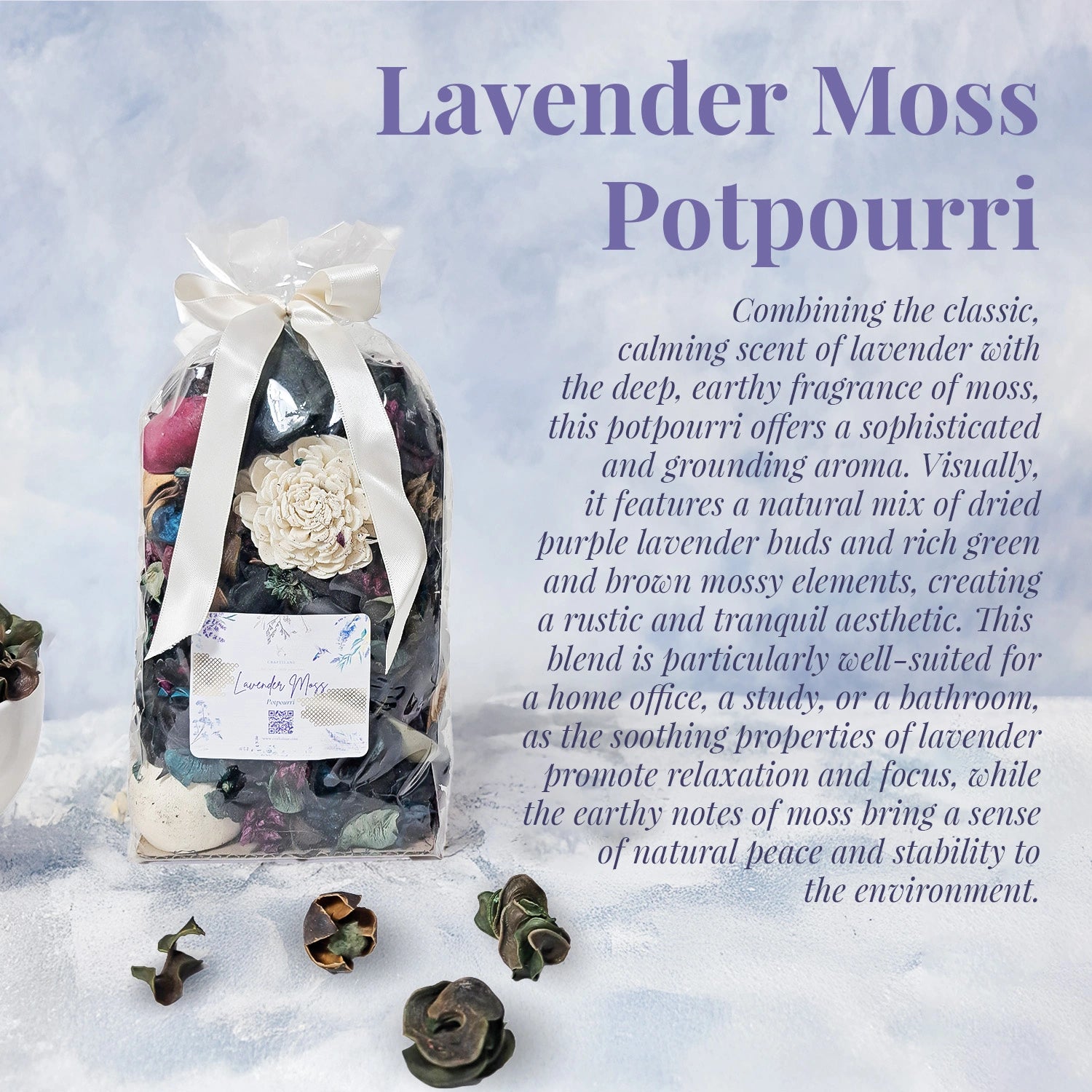 Lavender Moss Luxury Potpourri (200 gms)