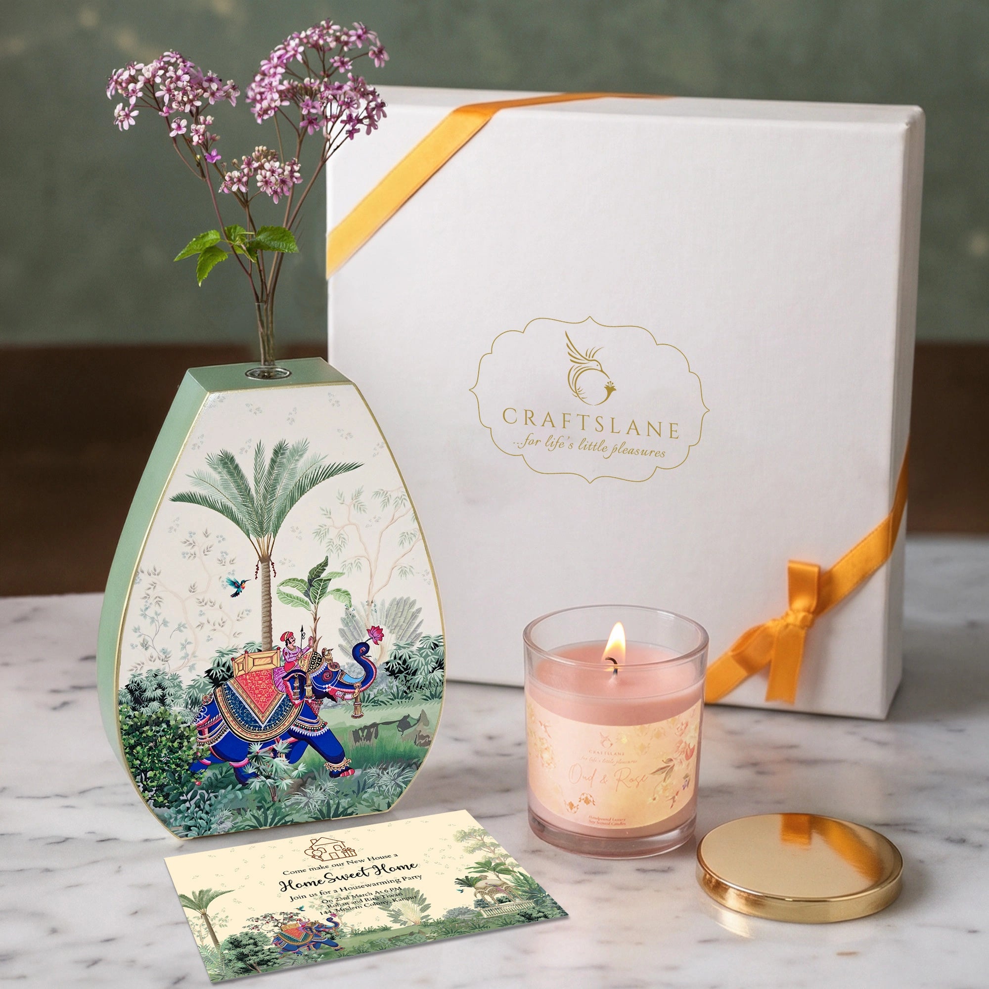 The Vase & First Light Hamper