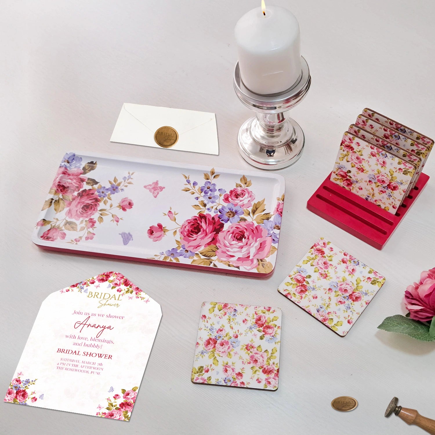 Luxury Curated Invites & Favours Gift Hampers for Bridal Showers