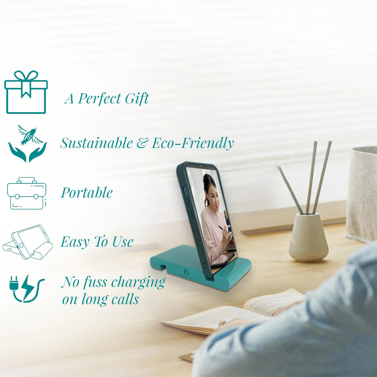 Classic Handcrafted Solid  Turquoise Wooden Serving Trays 12x8 Inch