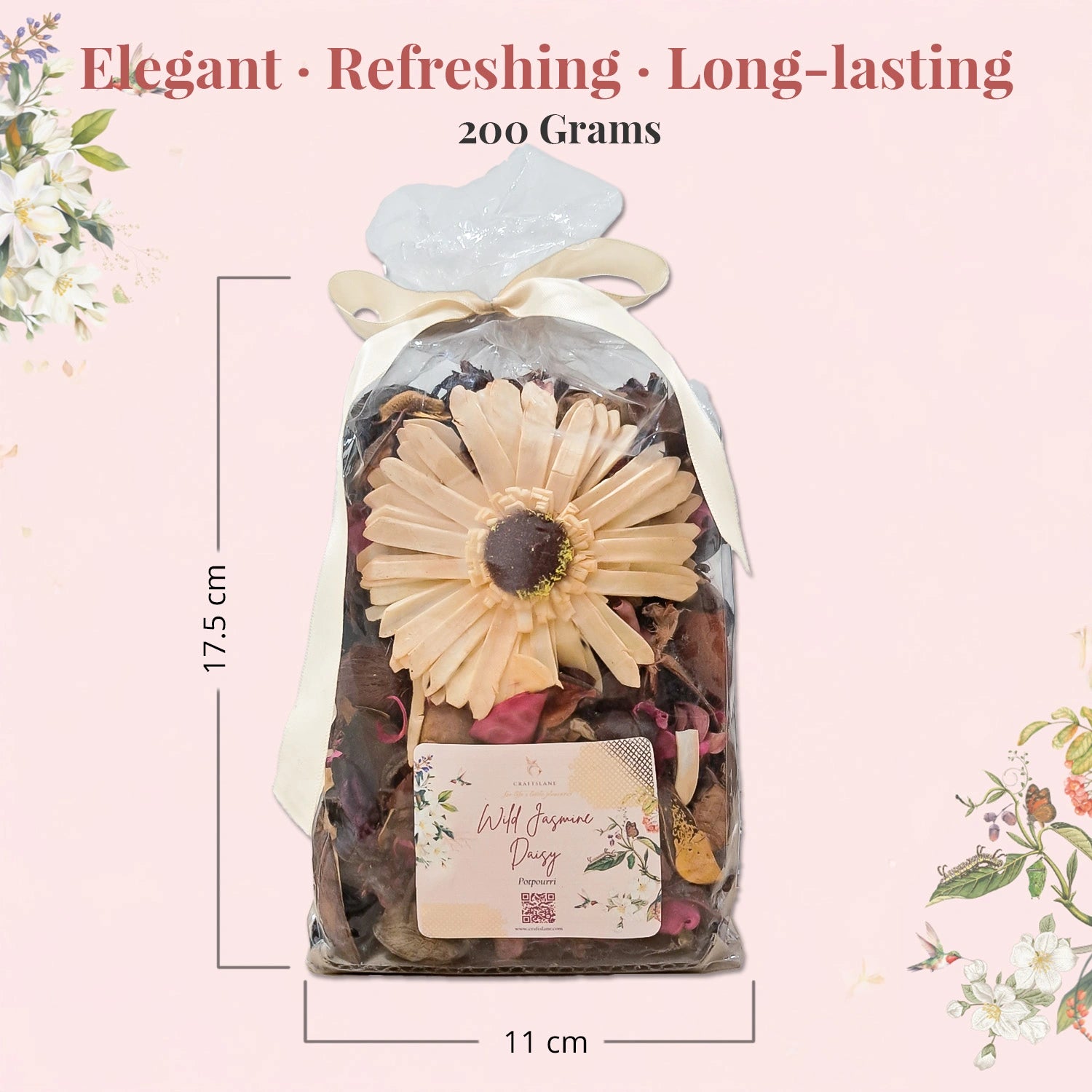 Wild Jasmine & Daisy Luxury Potpourri (200 gms)