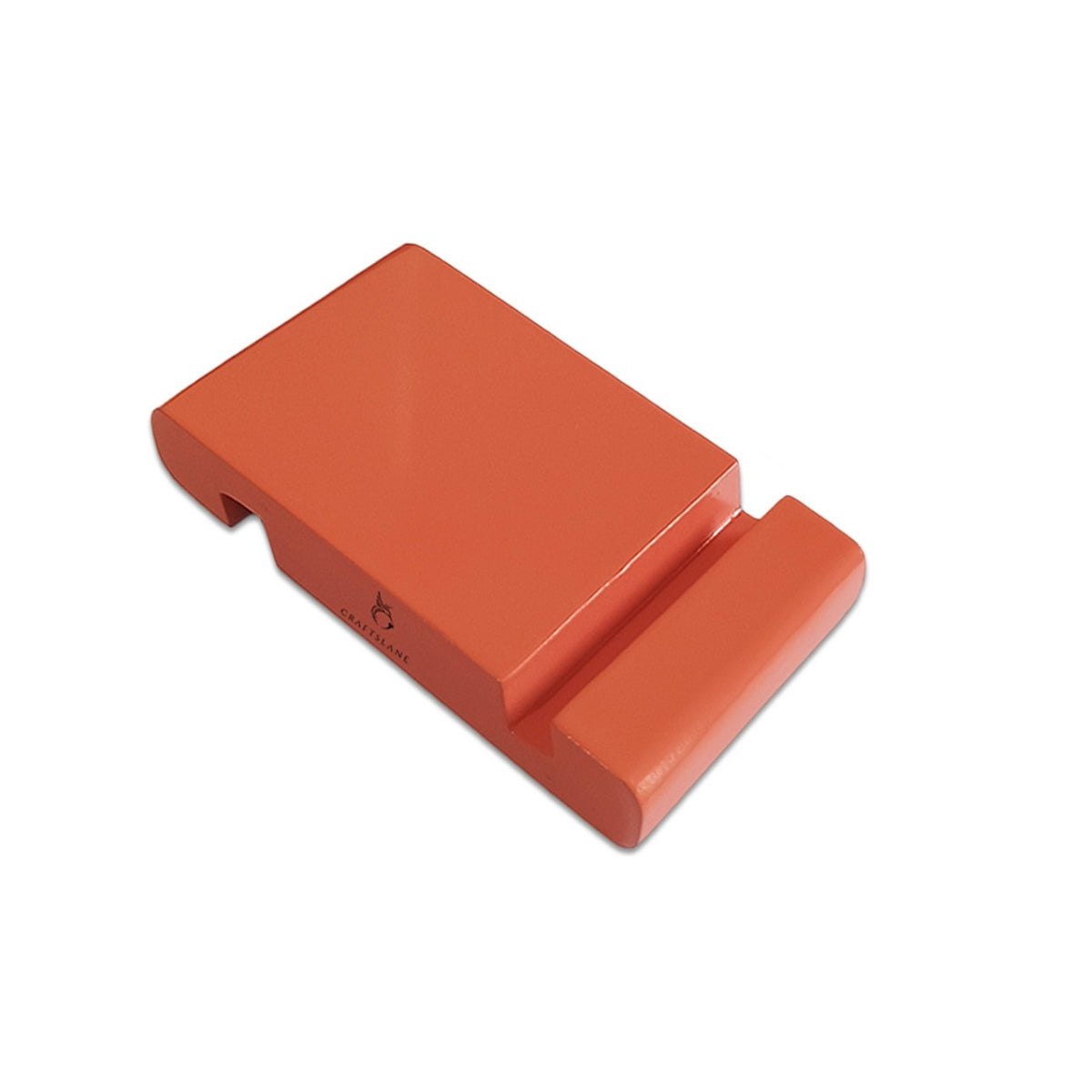 Salmon Colorful Handcrafted Wooden Desktop Mobile Stands