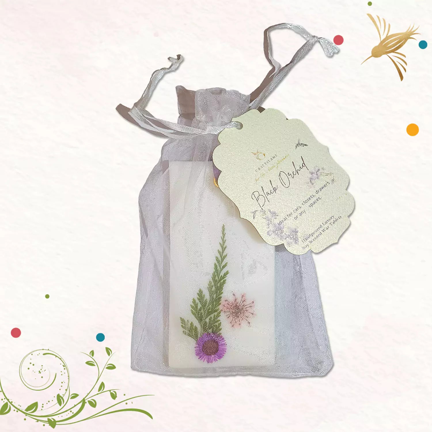 Black Orchid Scented Wax Tablets