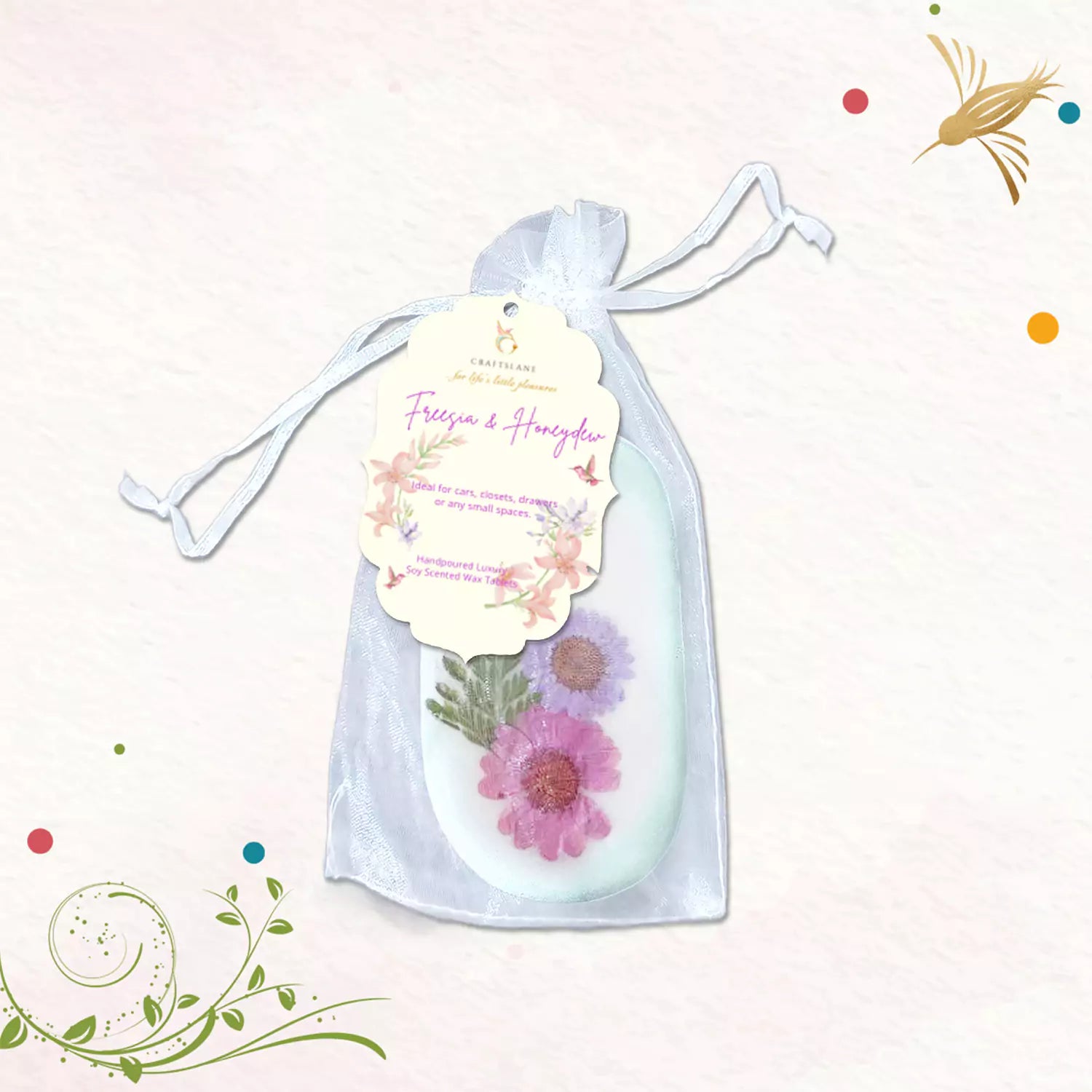 Freesia & Honeydew Scented Wax Tablets