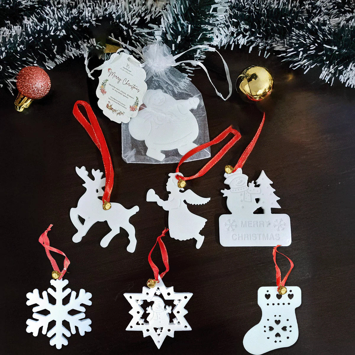 Merry Christmas Scented Wax Tablets Assorted