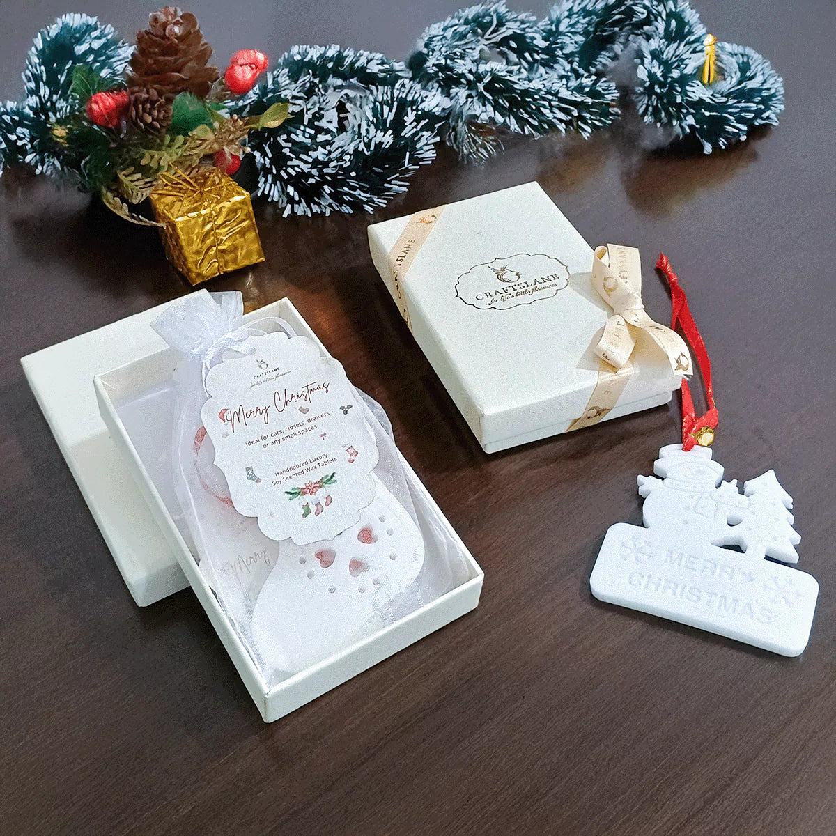 Merry Christmas Scented Wax Tablets Assorted