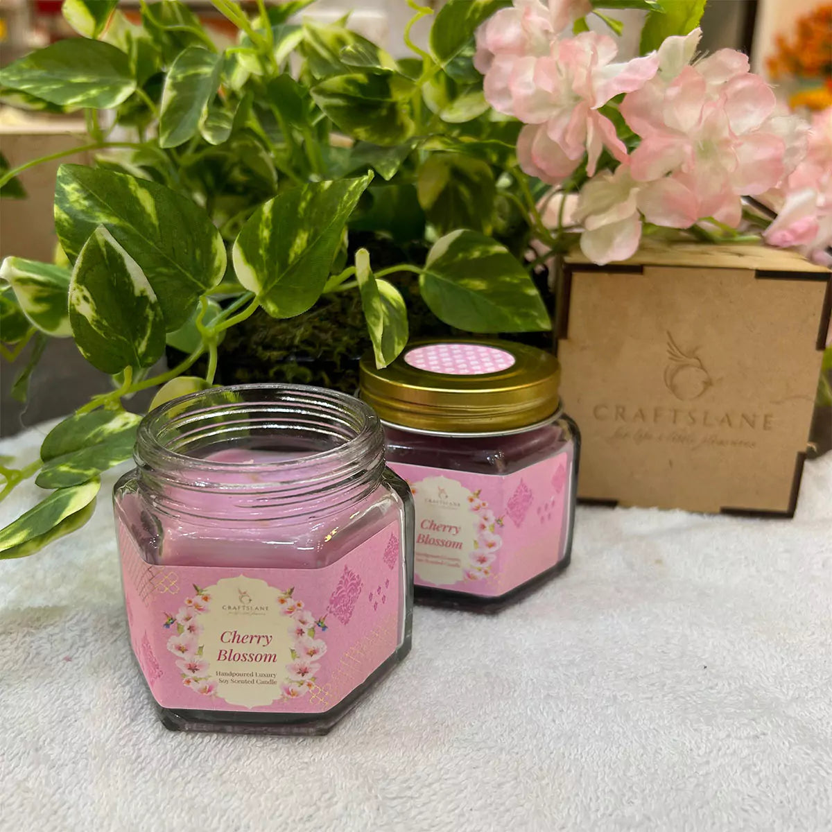 Cherry Blossom Soy Wax Scented Candles