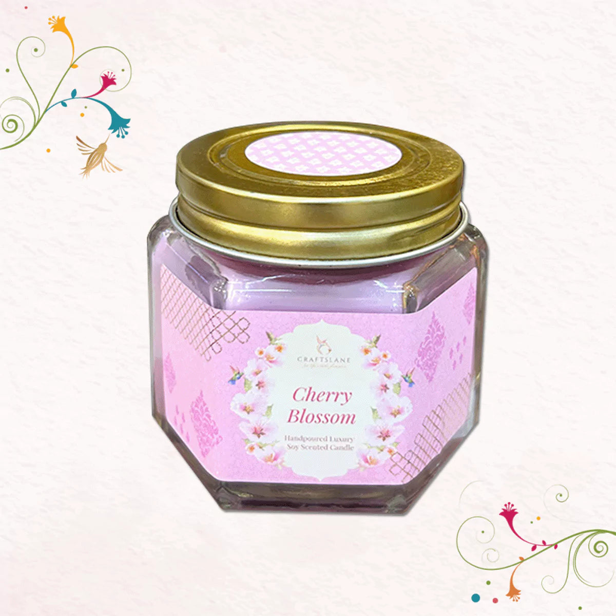 Cherry Blossom Soy Wax Scented Candles