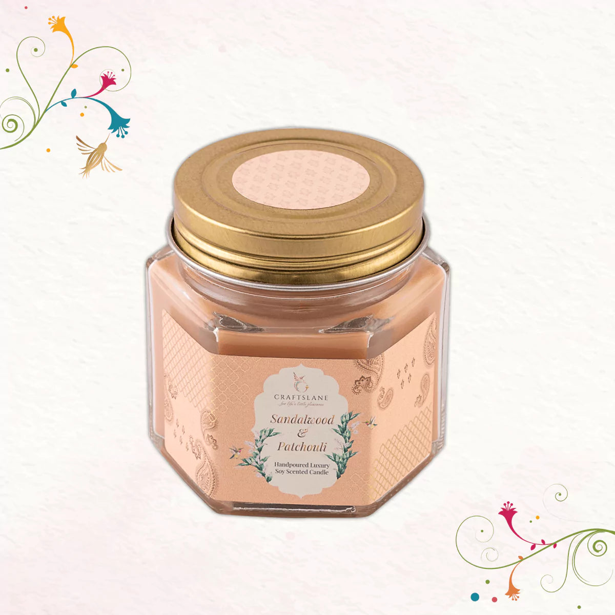 Oudh, Honeycomb & Neroli, Sandalwood & Patchouli Soy Wax Scented Candles Gift Pack