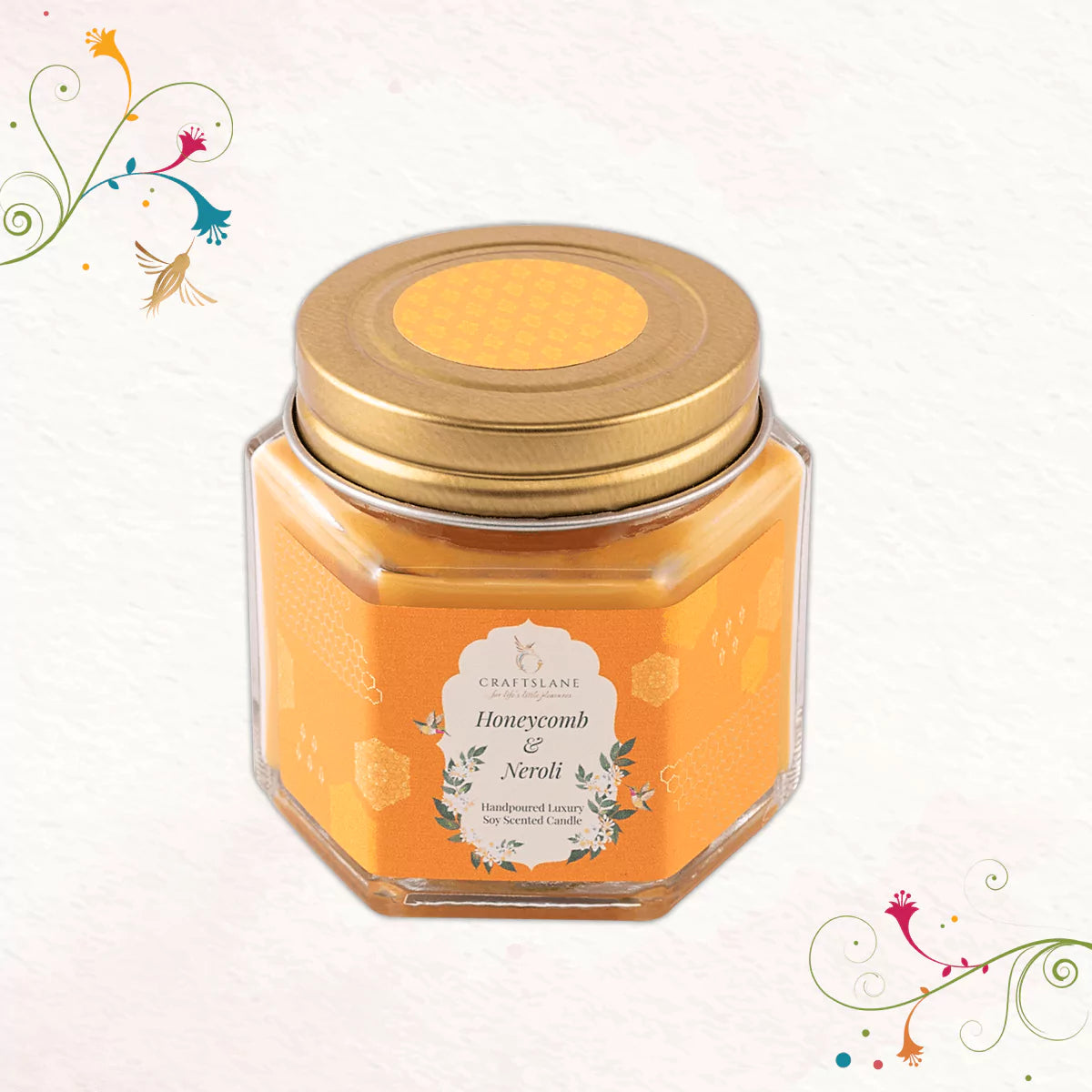 Honeycomb & Neroli Soy Wax Scented Candles