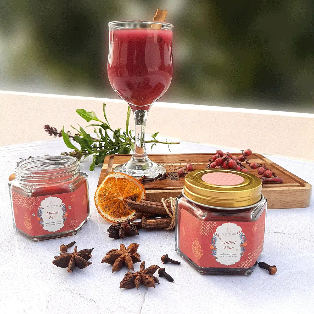Mulled Wine Soy Wax Scented Candles