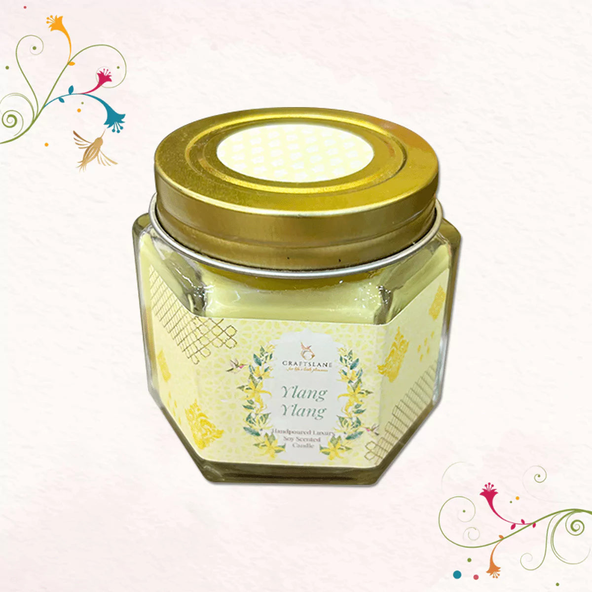 Ylang Ylang Soy Wax Scented Candles